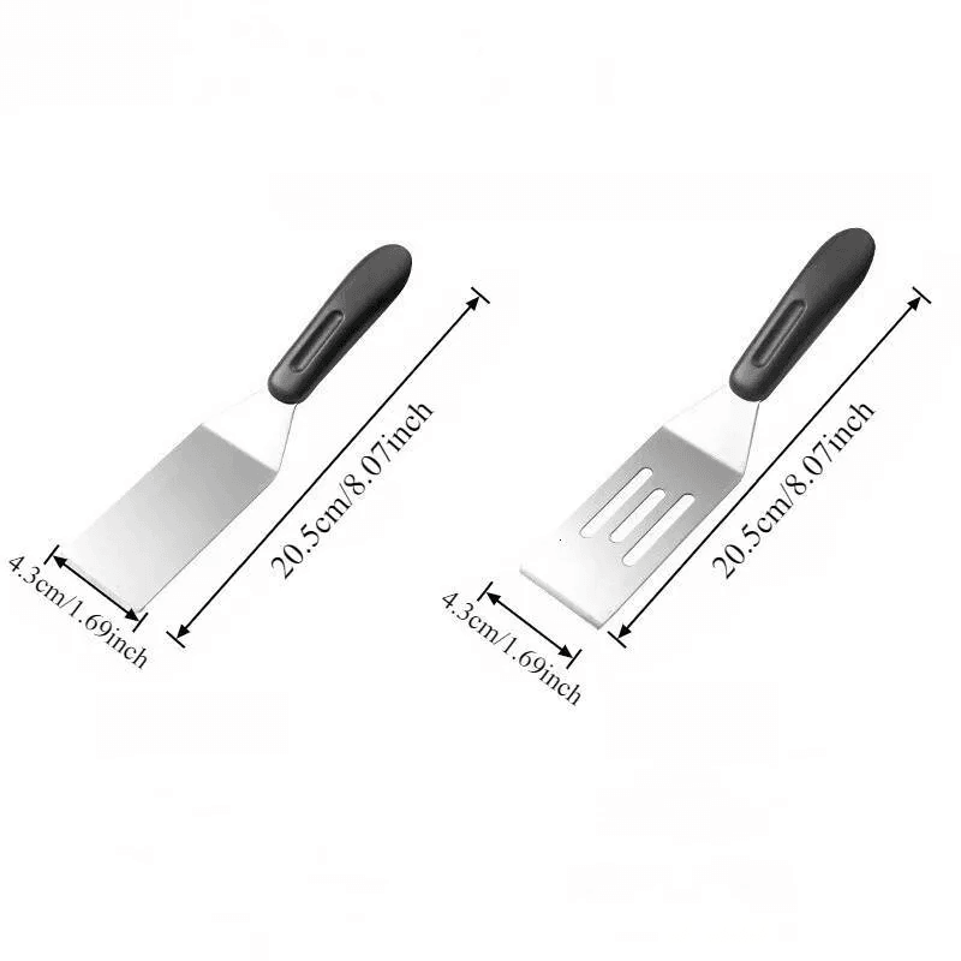 Perforated Stainless Steel Cooking Spatula For Pancakes Eggs And Frying 5
