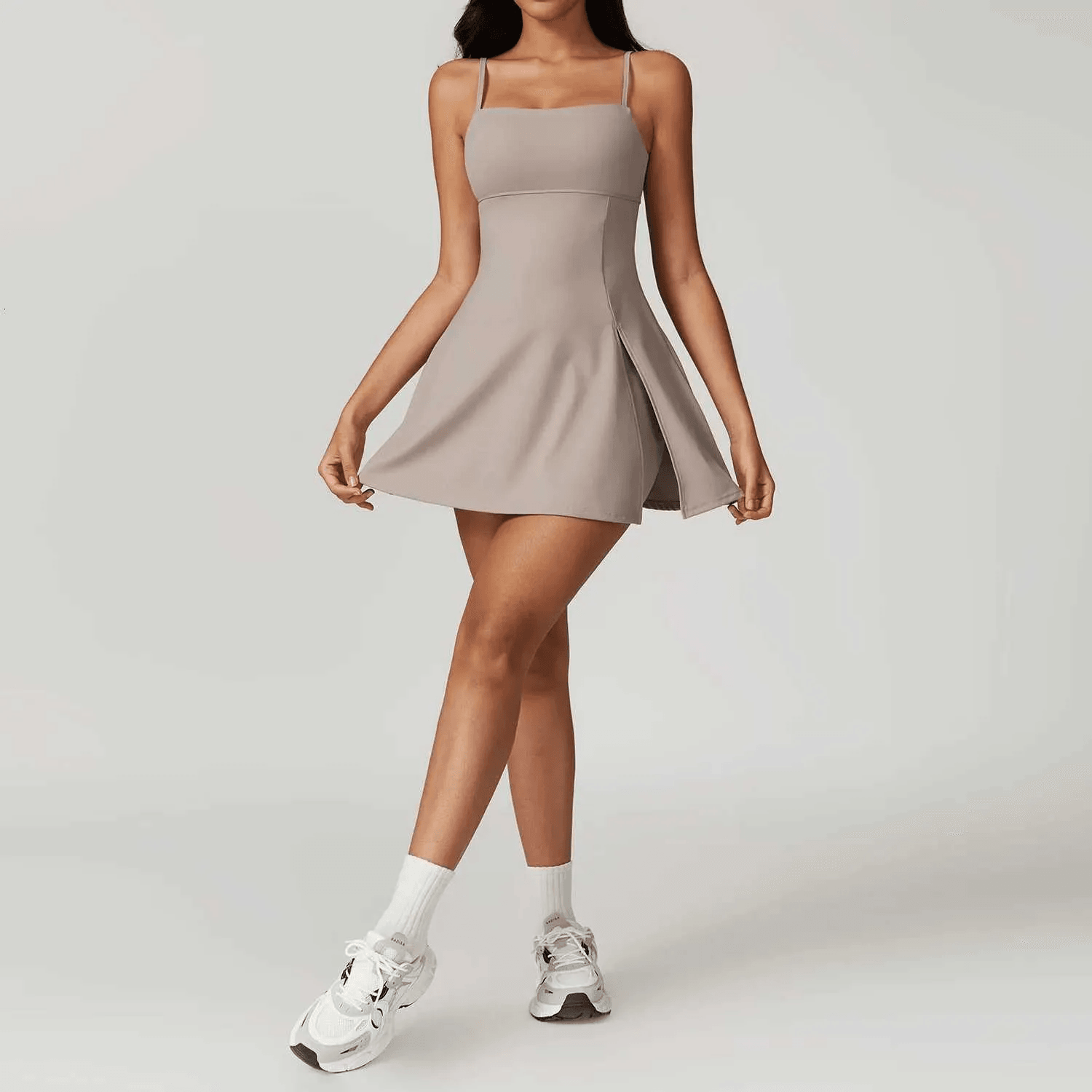 Women Breathable Tennis Dress With Removable Padding For Yoga And Activewear 1