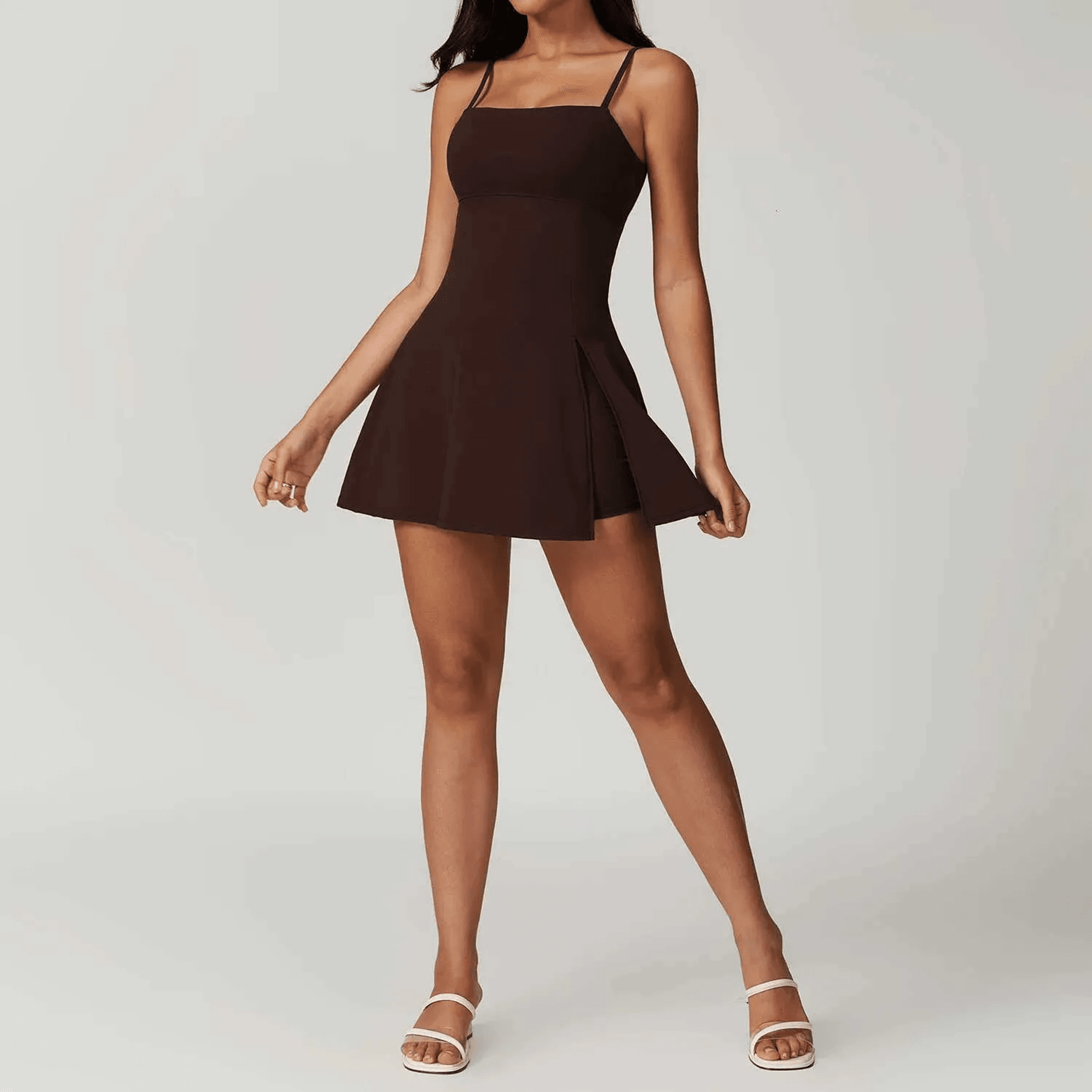 Women Breathable Tennis Dress With Removable Padding For Yoga And Activewear 3