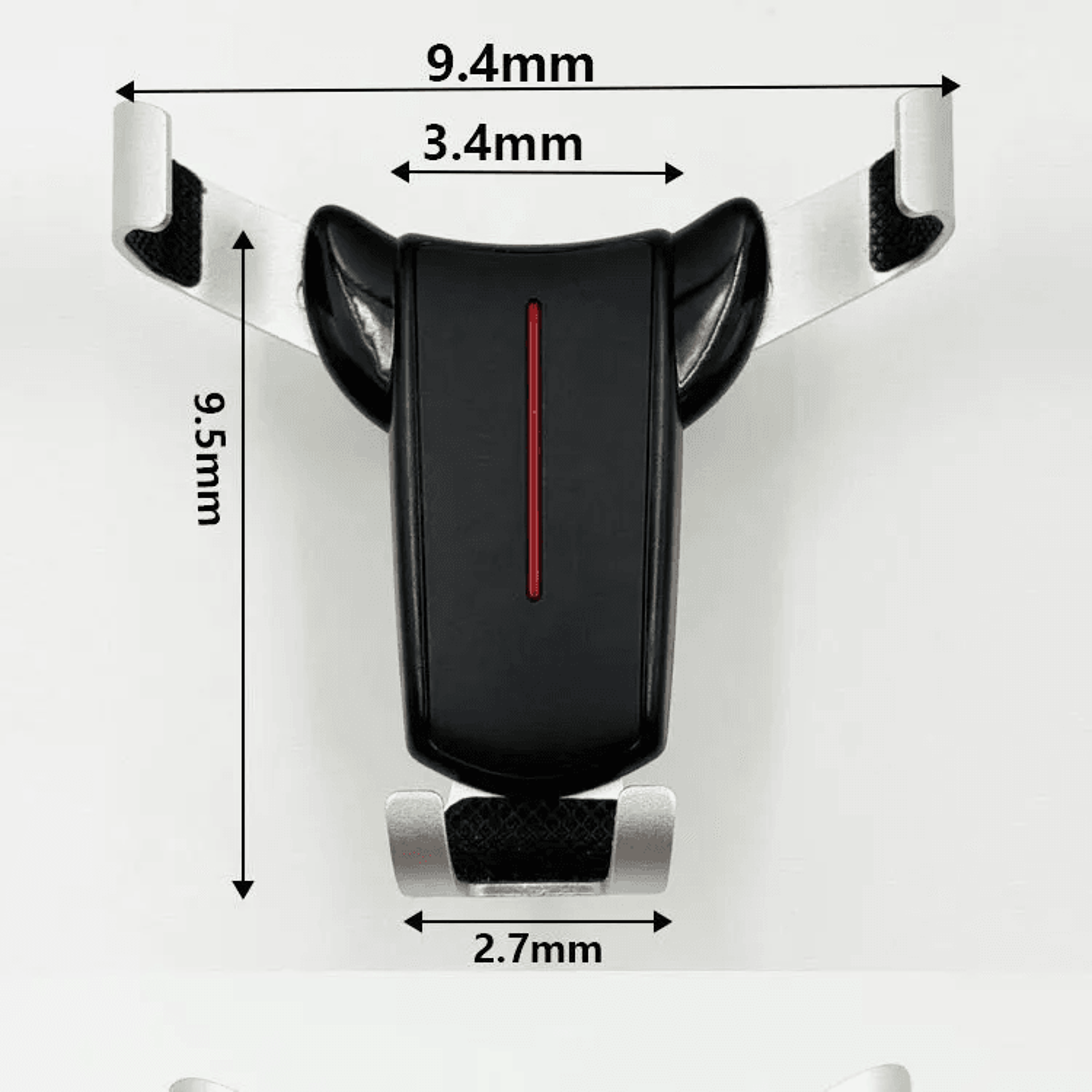 Gravity Car Phone Mount Aluminum Alloy Vent Holder 2