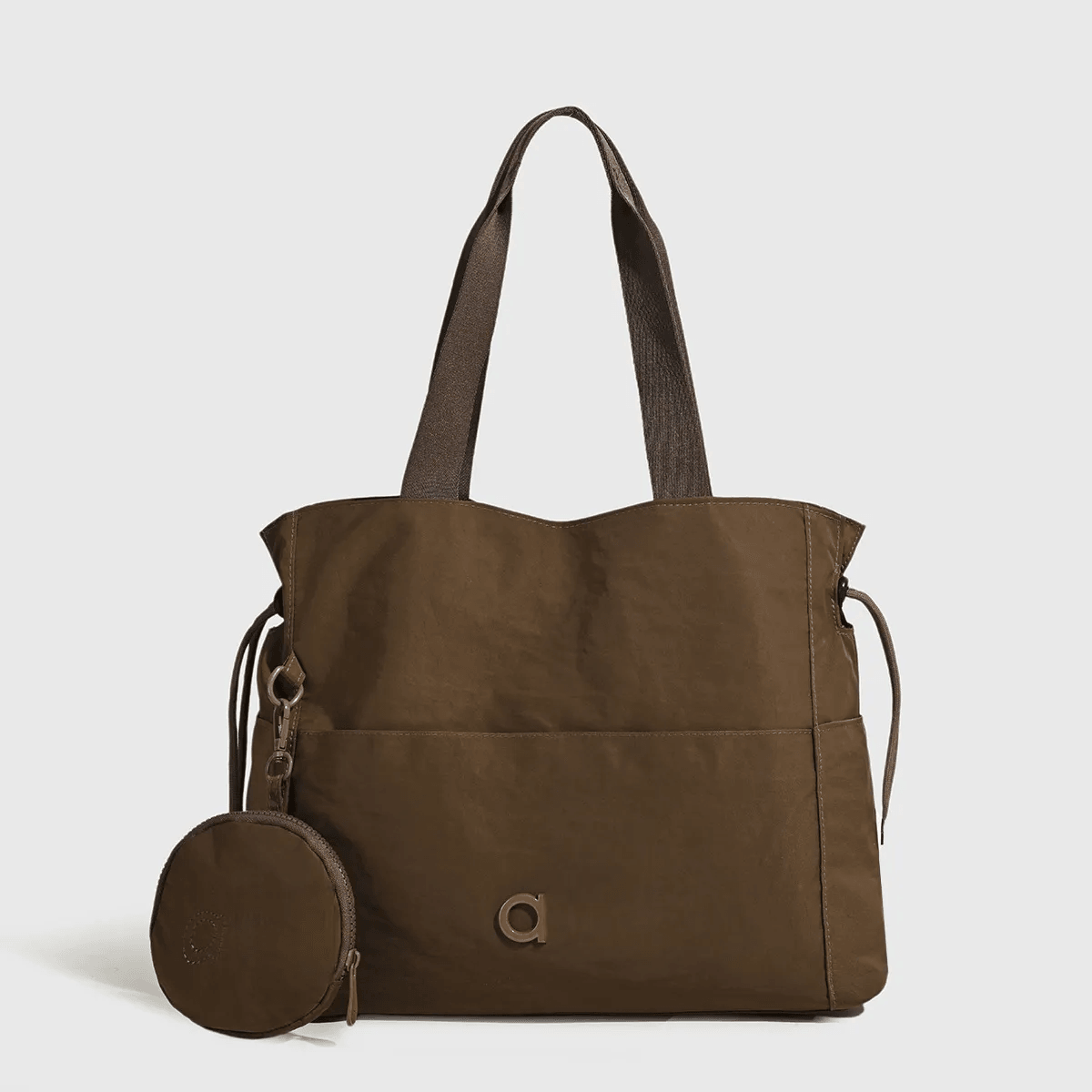 Large Capacity Gym Bag Yoga Tote With Detachable Round Purse 3