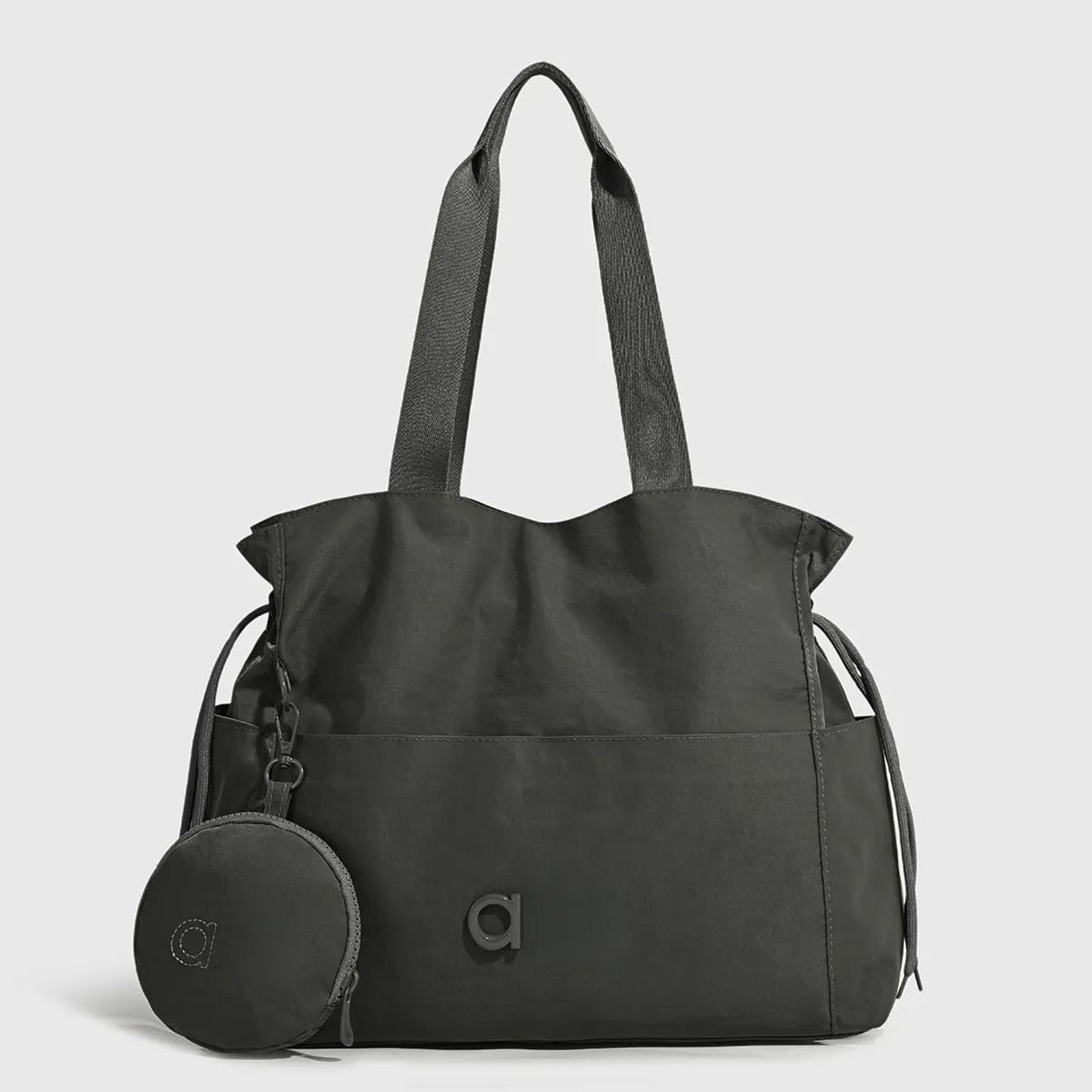 Large Capacity Gym Bag Yoga Tote With Detachable Round Purse 1