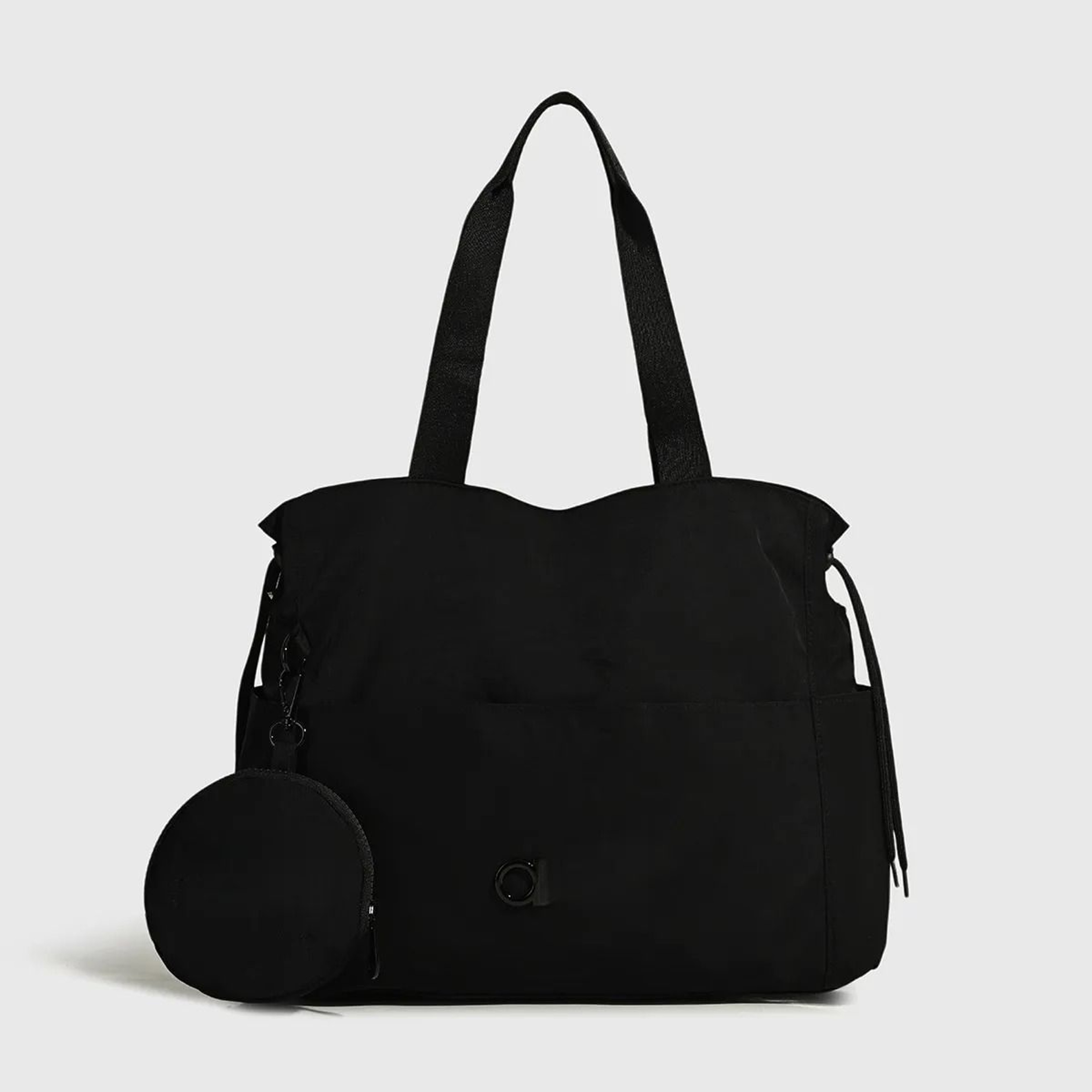 Large Capacity Gym Bag Yoga Tote With Detachable Round Purse 4