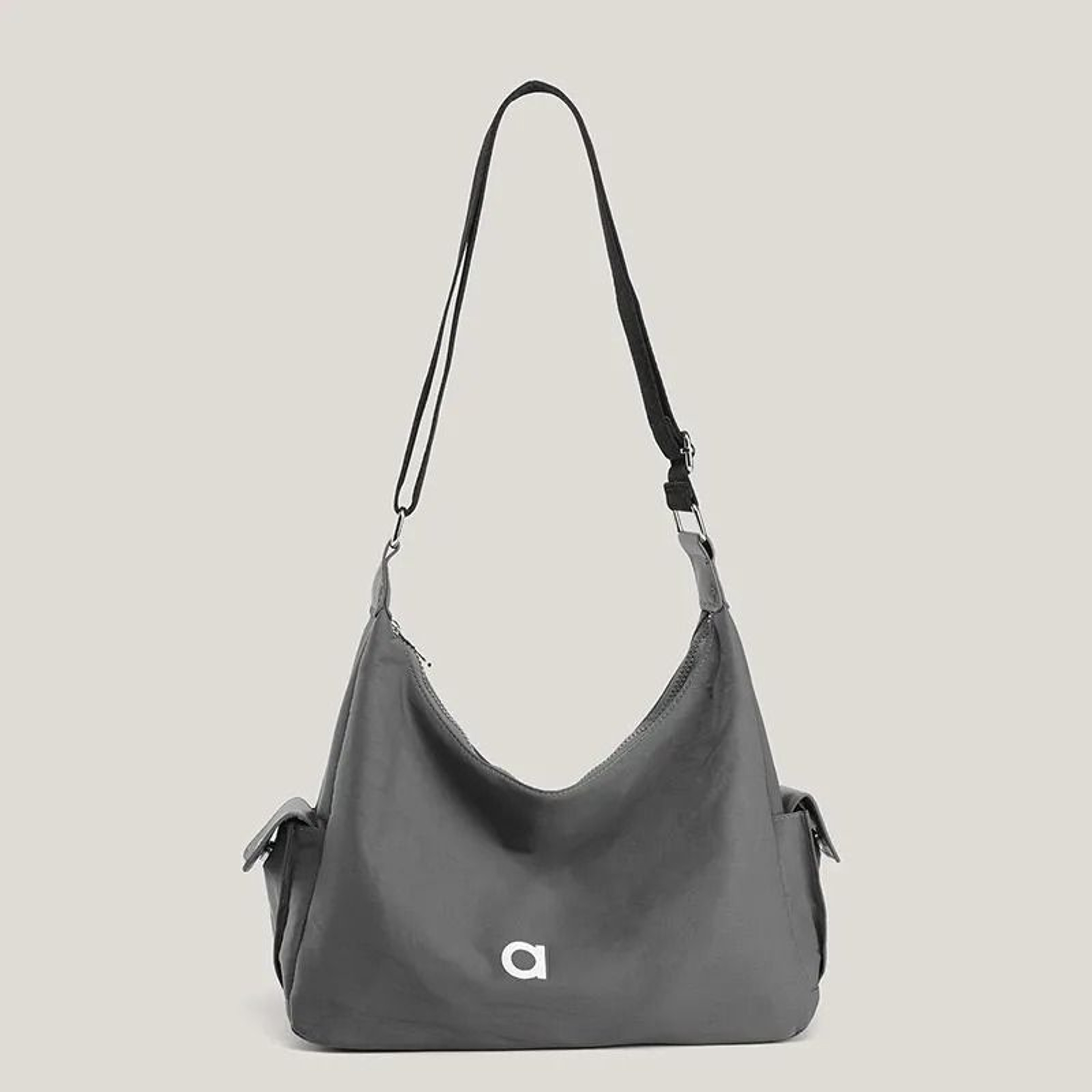 Unisex Small Square Crossbody Bag Large Capacity Commuter Shoulder Bag 0