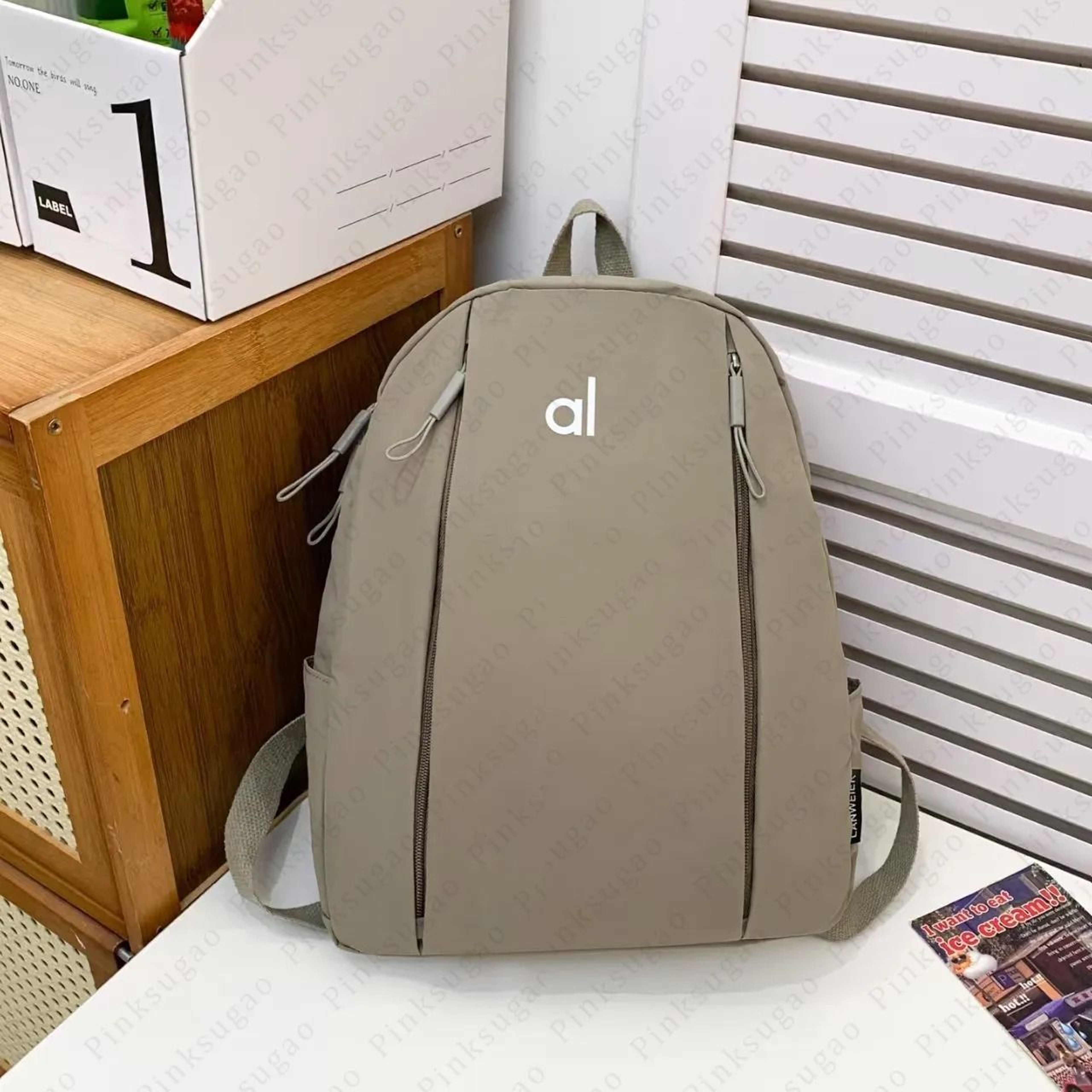 Large Capacity Nylon Daypack Backpack For Women Lightweight School Work Travel Bag 2