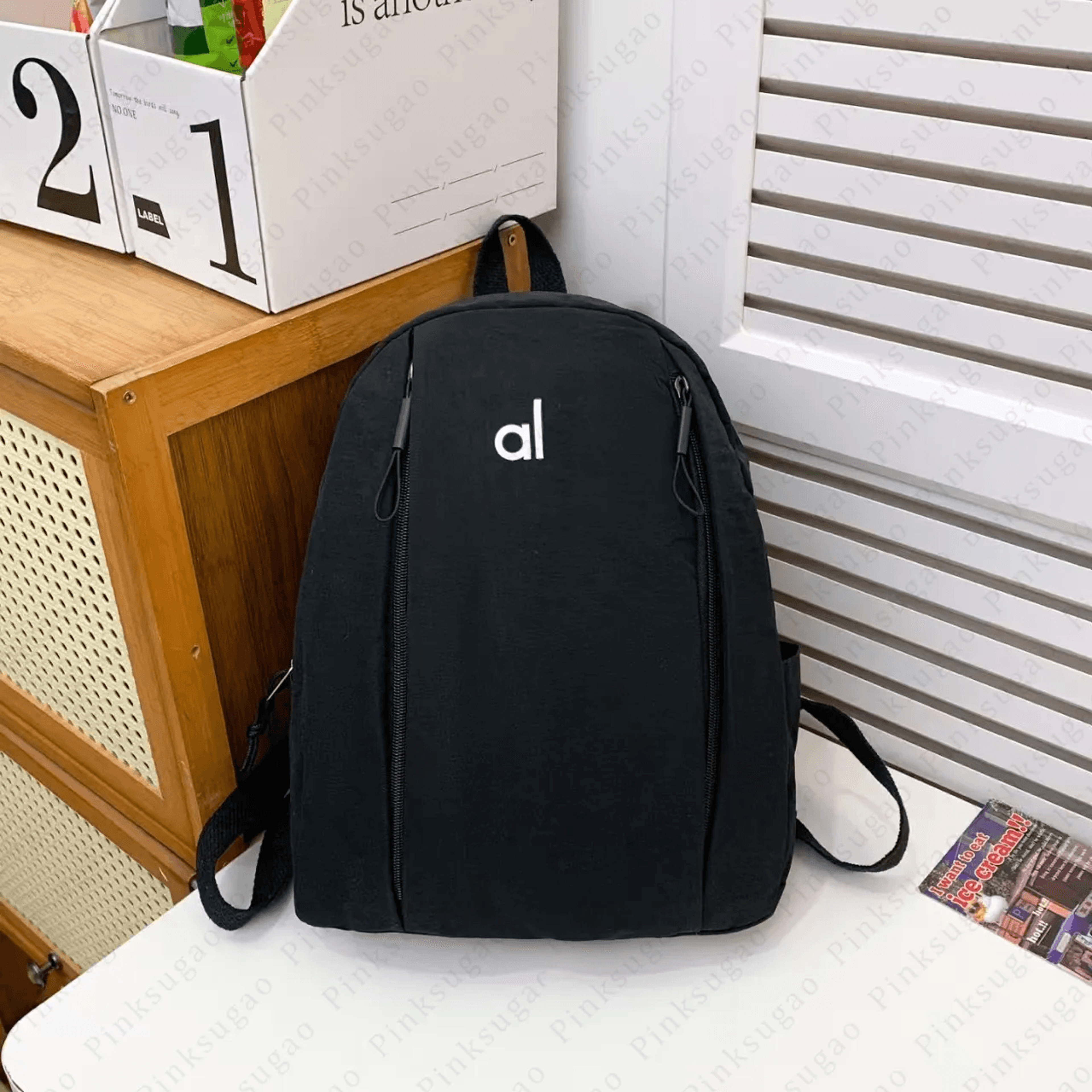 Large Capacity Nylon Daypack Backpack For Women Lightweight School Work Travel Bag 3