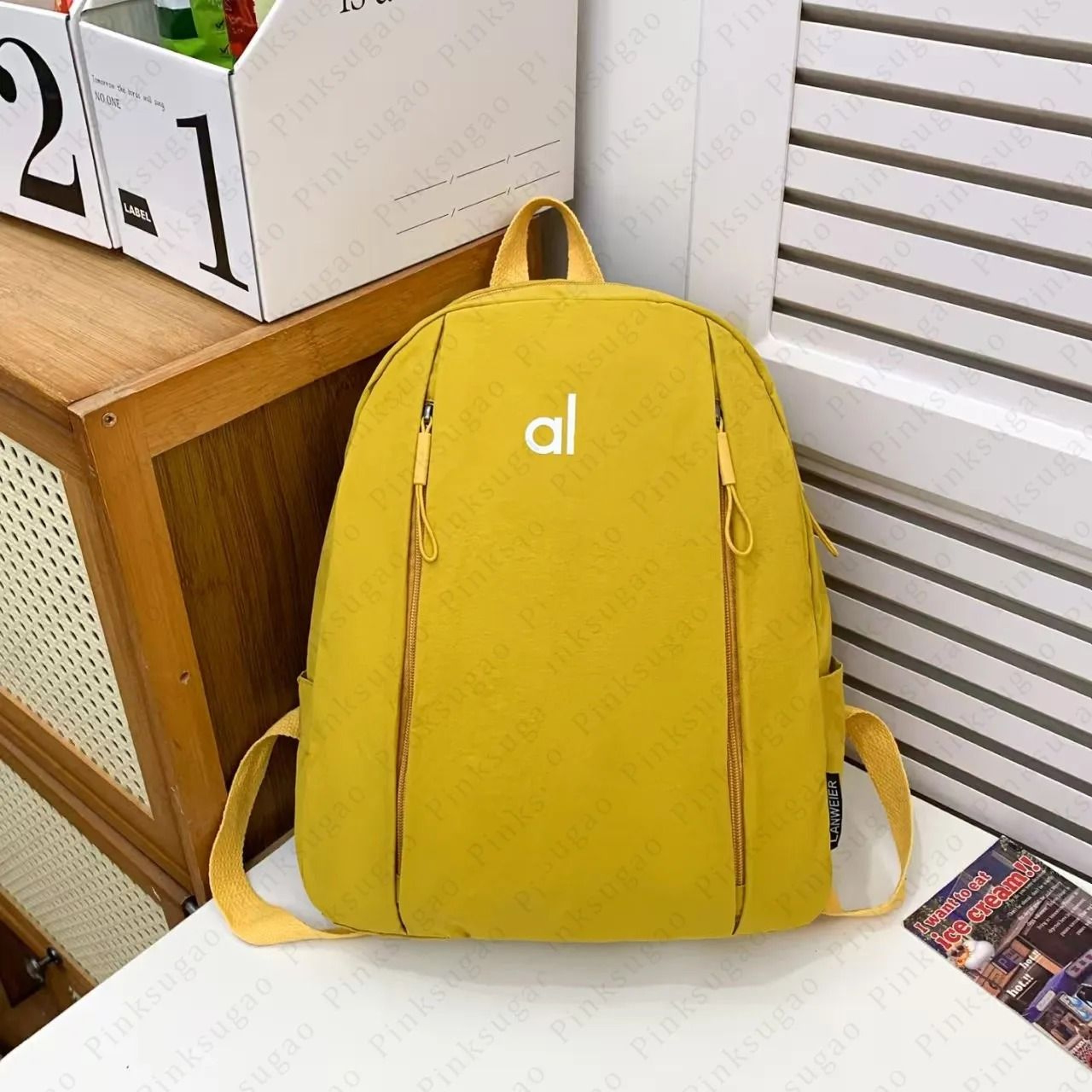 Large Capacity Nylon Daypack Backpack For Women Lightweight School Work Travel Bag 4