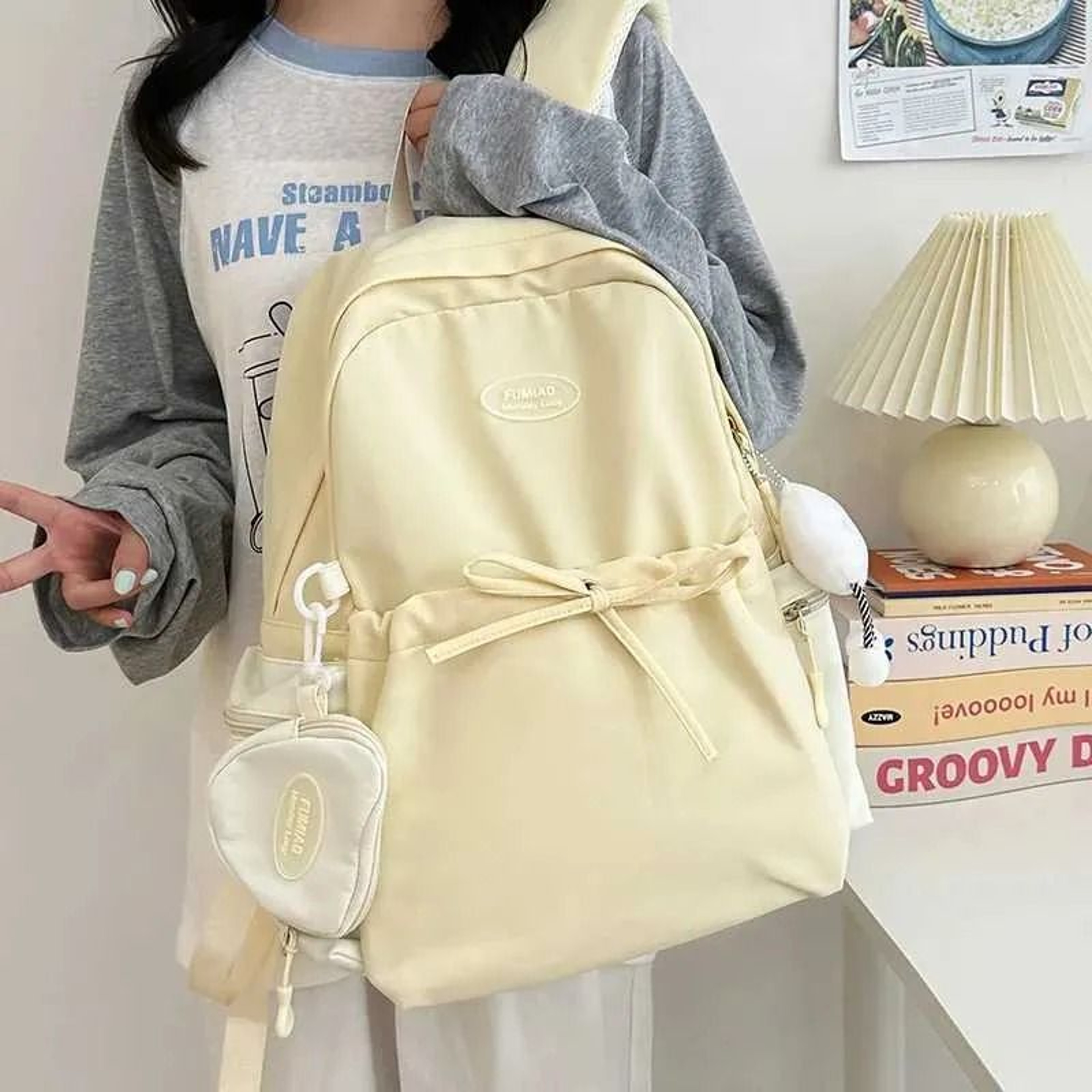 Lightweight School Backpack For Teen Girls And Women Bookbag 7
