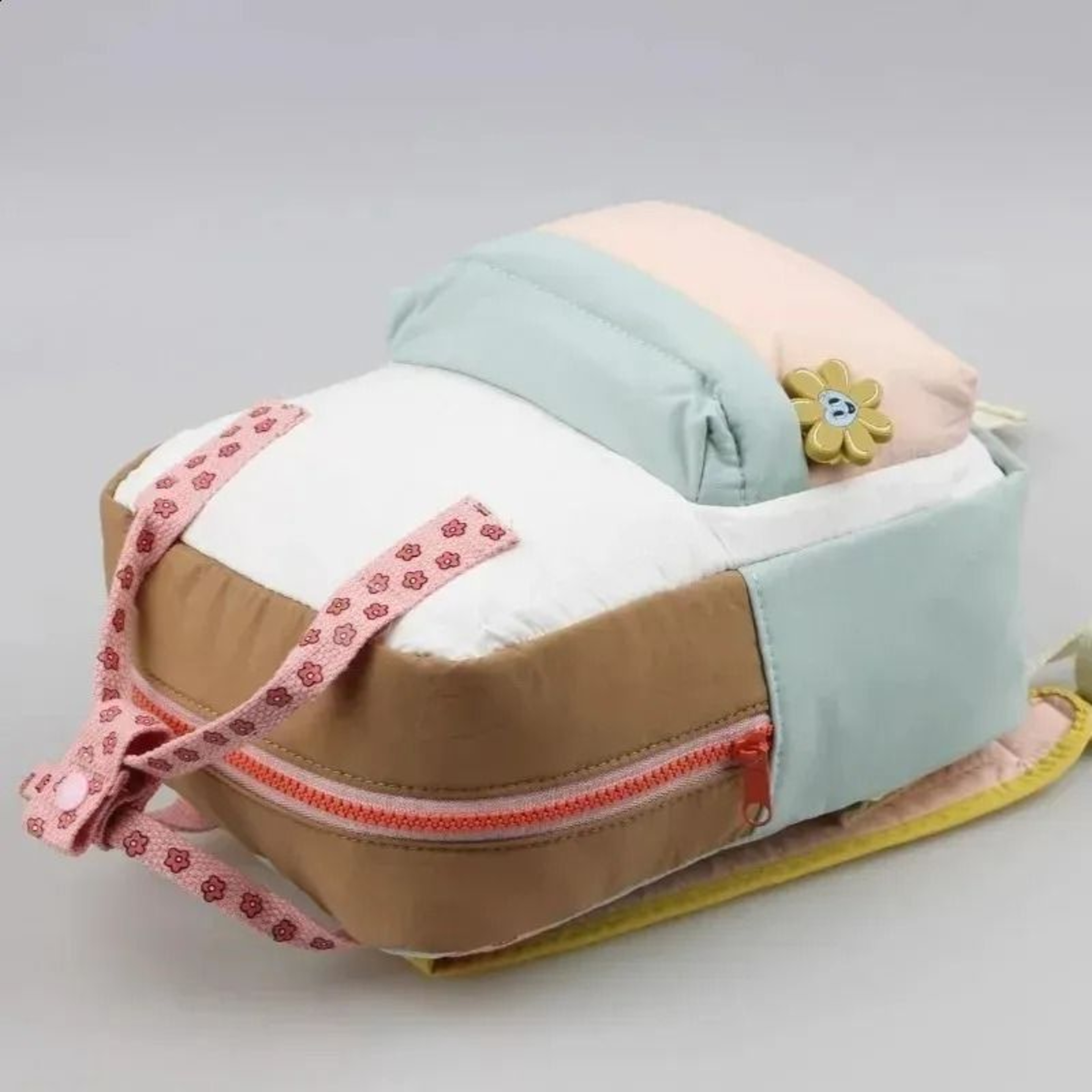 Cute Floral Quilted Toddler Girls Backpack Preschool Daypack 1