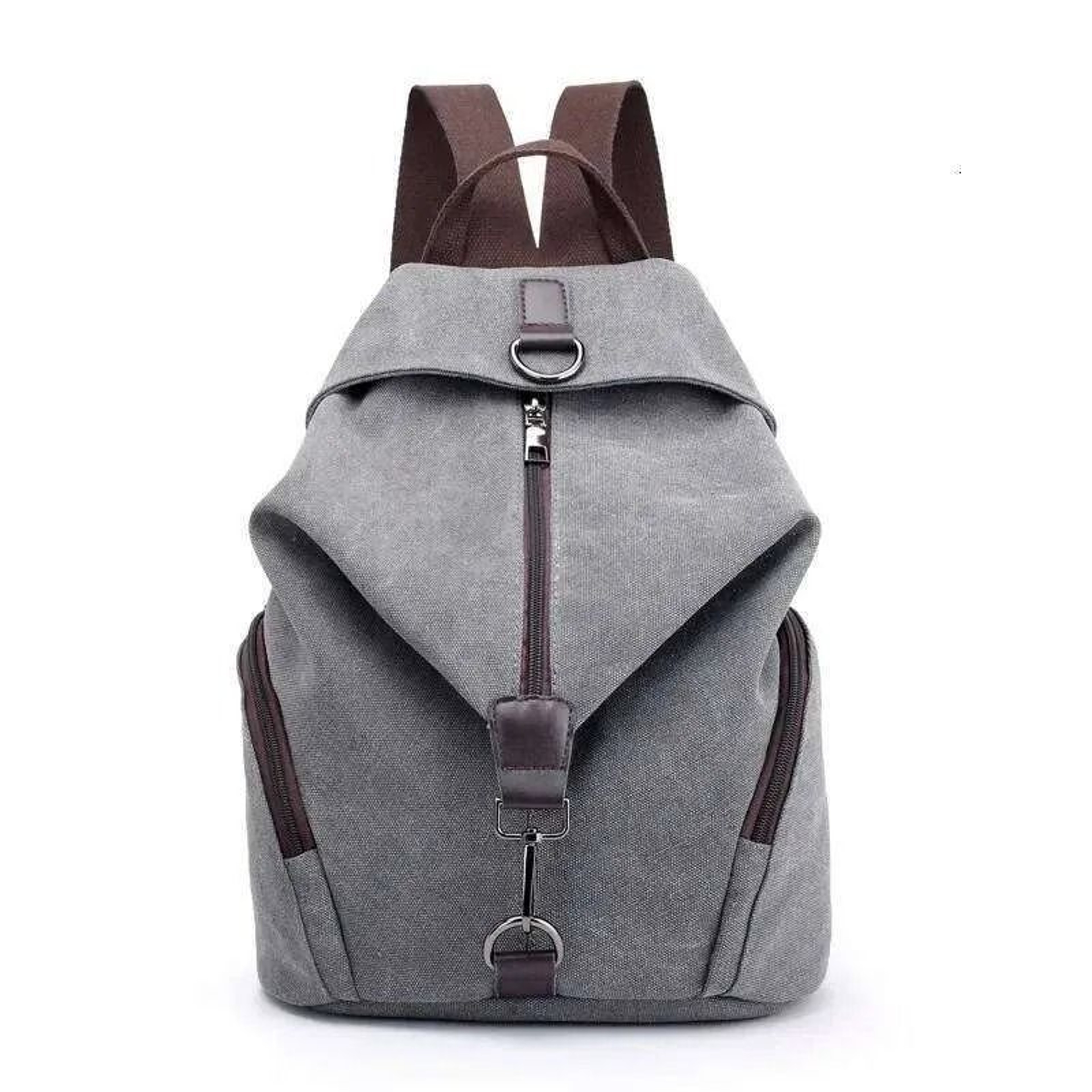 Women Canvas Casual Backpack Large Capacity Shoulder Bag For School Travel Daily Carry 1