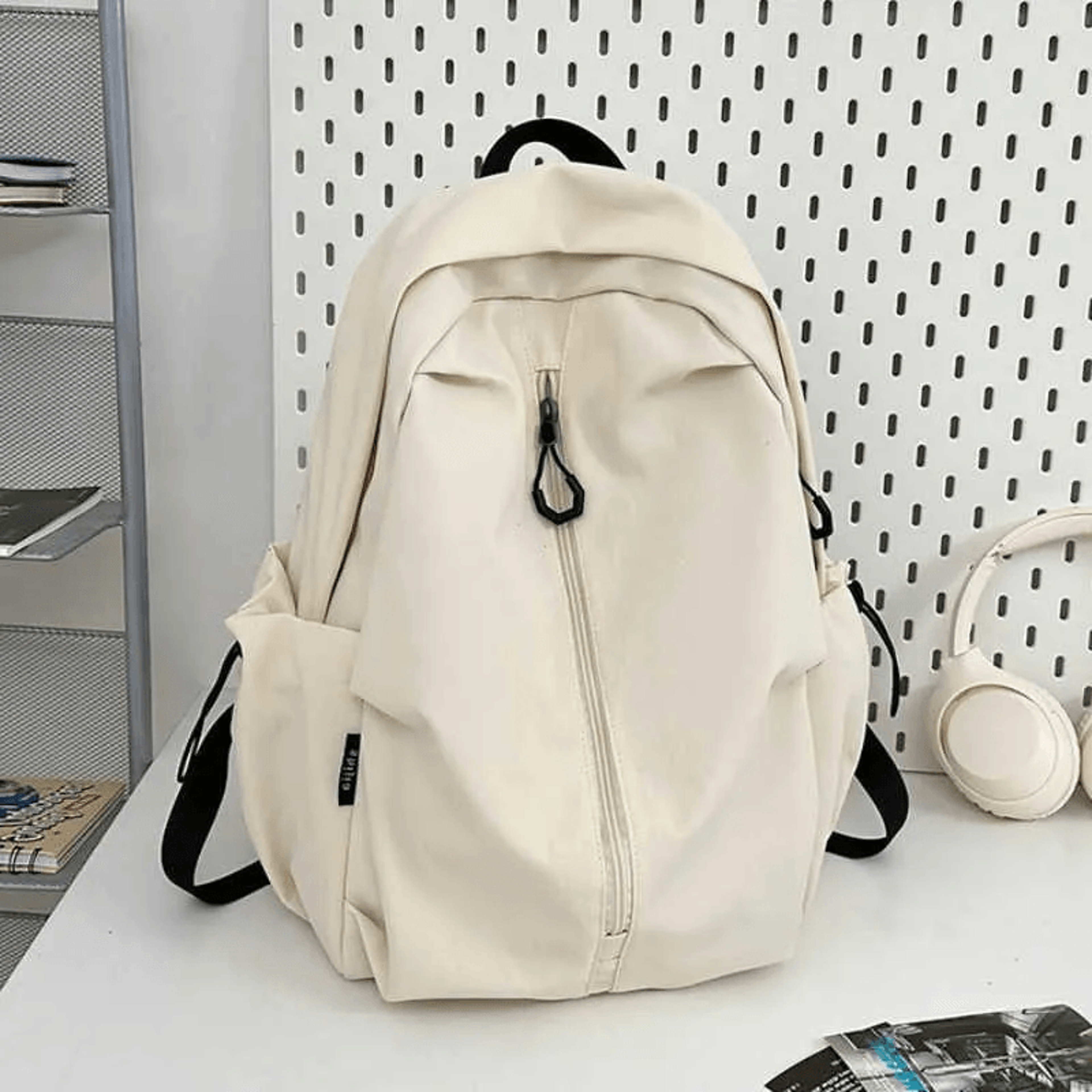 Waterproof Nylon Laptop Backpack Large Capacity Unisex School Travel Bag 8