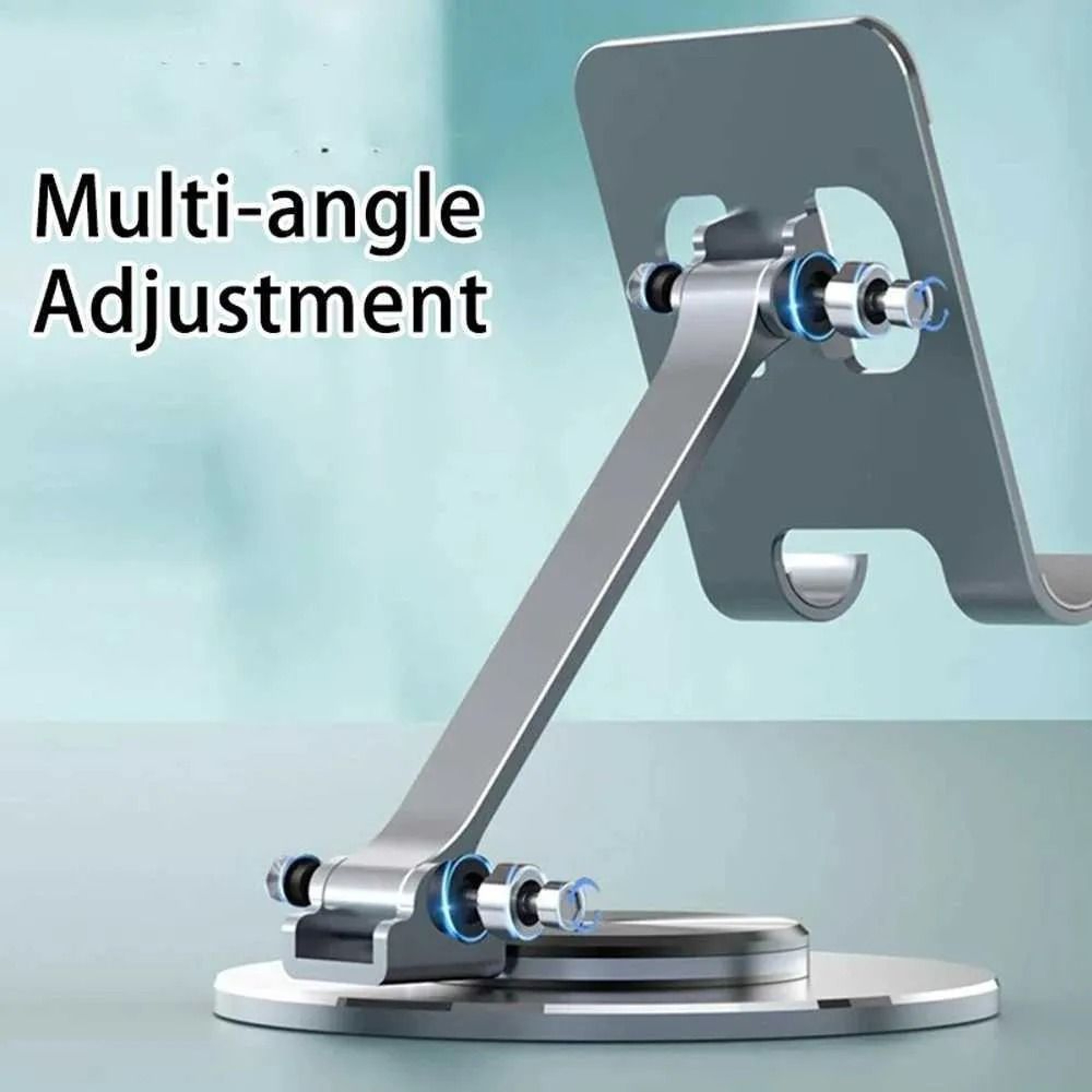 Metal Phone And Tablet Stand Adjustable Desk Holder 4