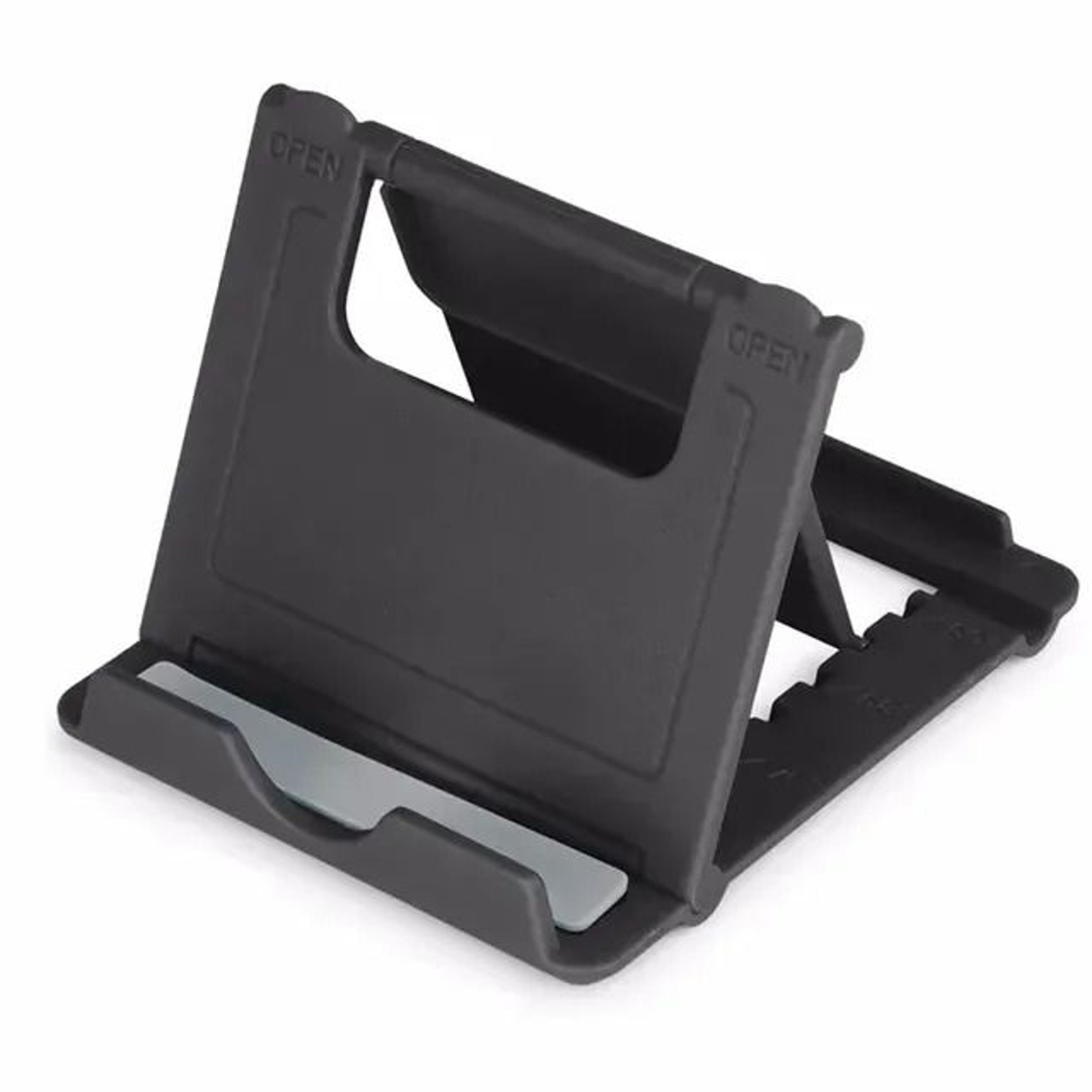 Foldable Desktop Phone Holder And Tablet Stand For Hands Free Viewing 3