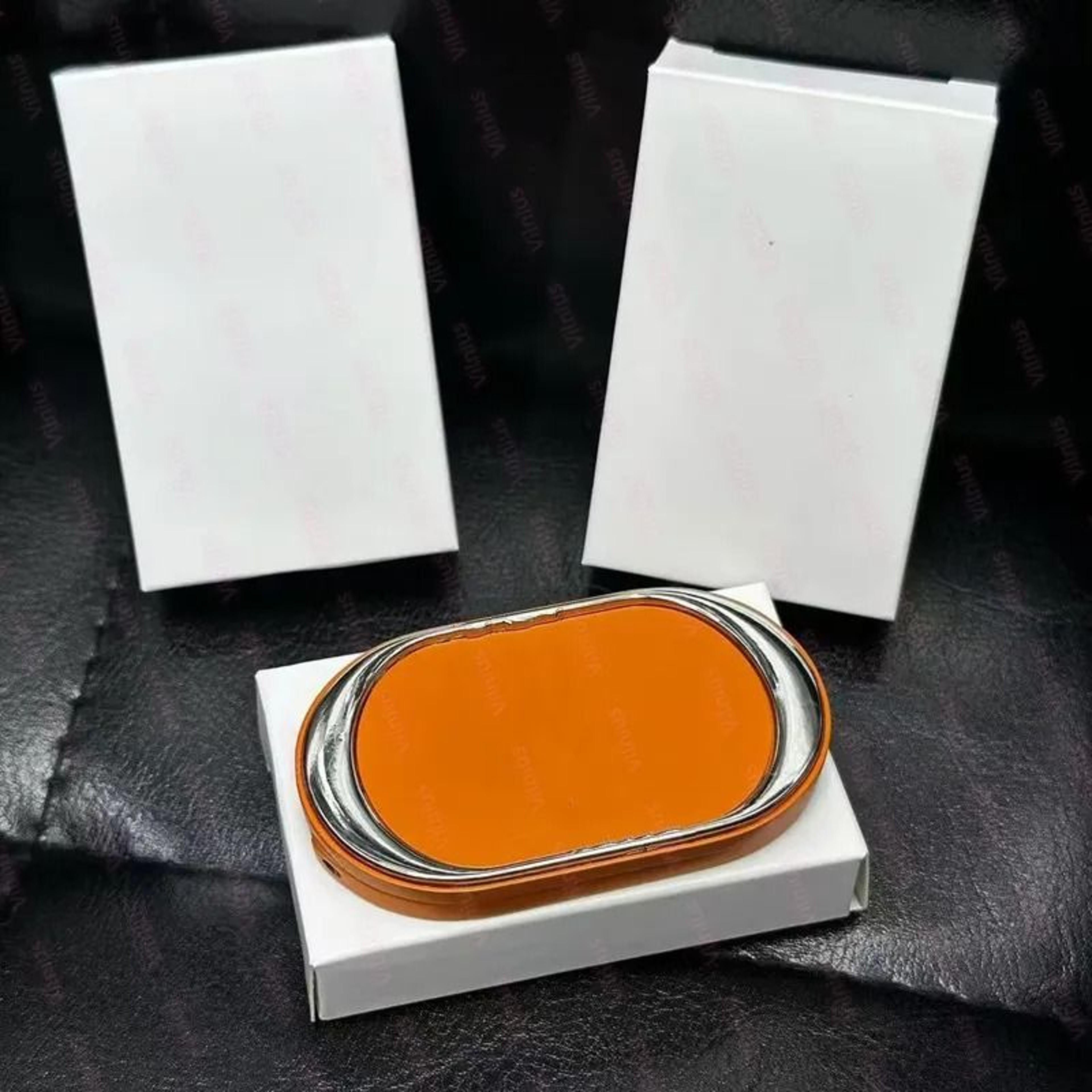 Oval Mirror Phone Ring Holder Adhesive Grip Kickstand 1