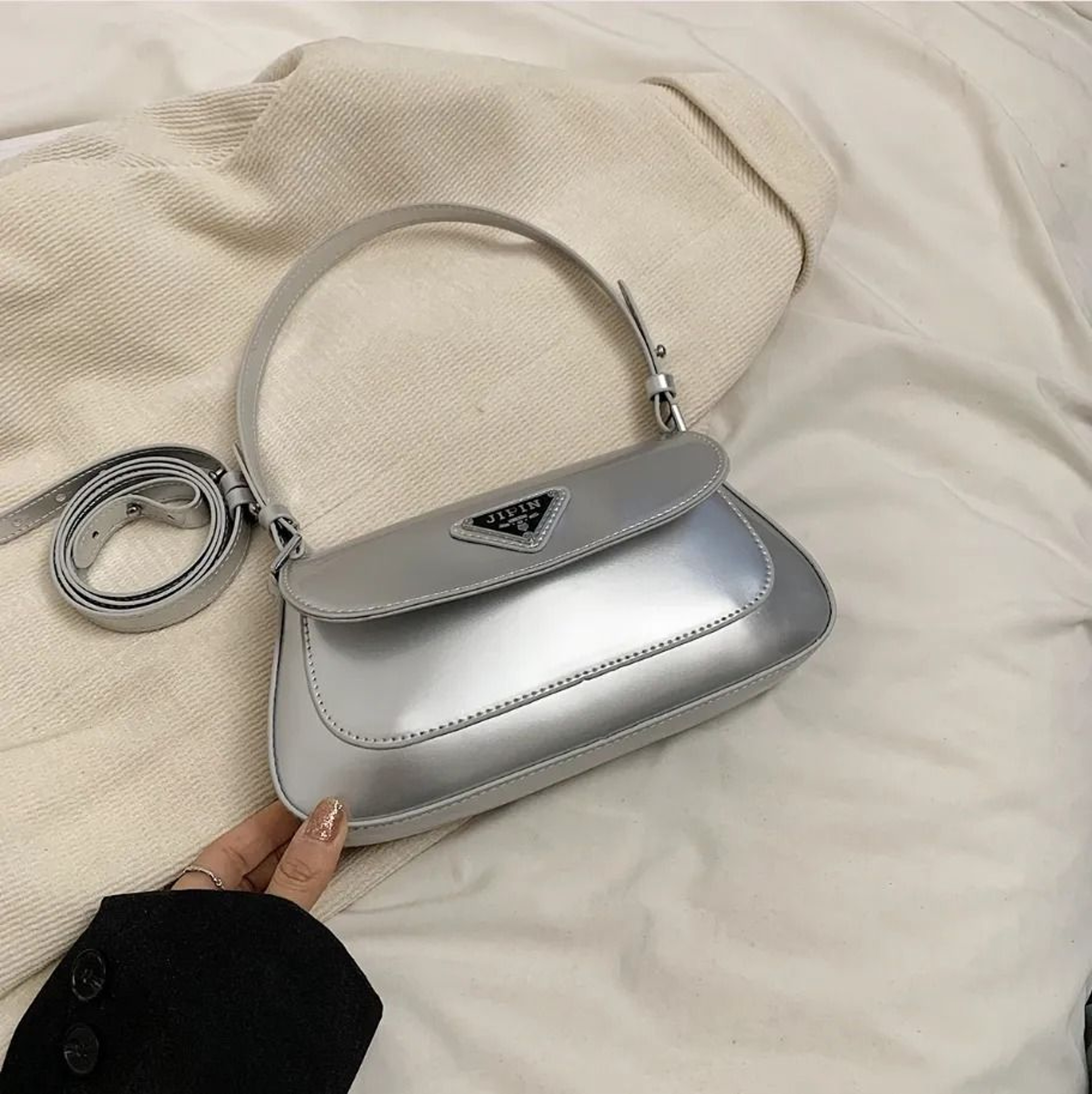 Stylish Glossy Women Shoulder Bag Crossbody Purse For Everyday Fashion 3