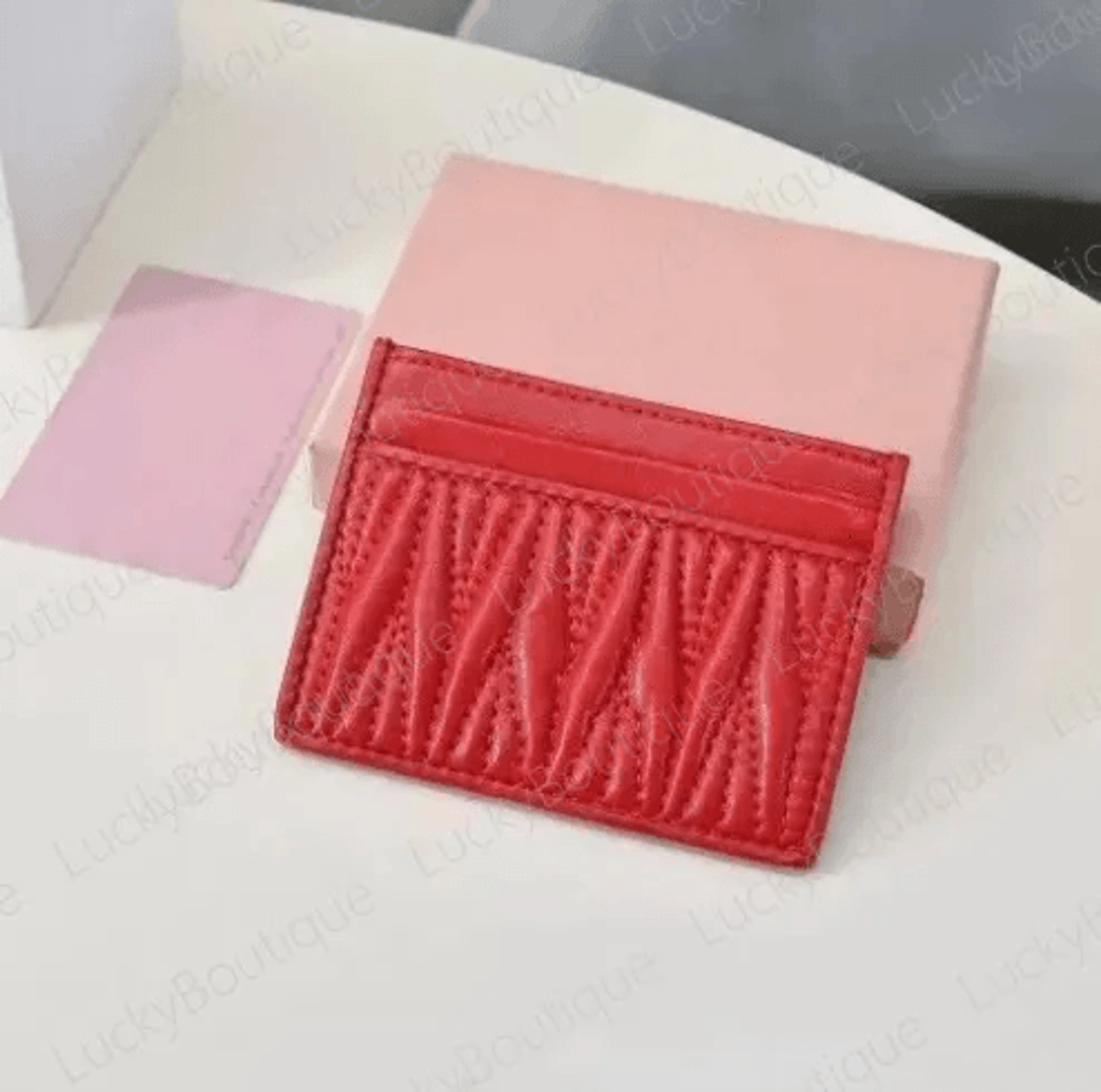 Mini Pleated Wallet Card Holder Coin Purse Zip Pouch For Women 1