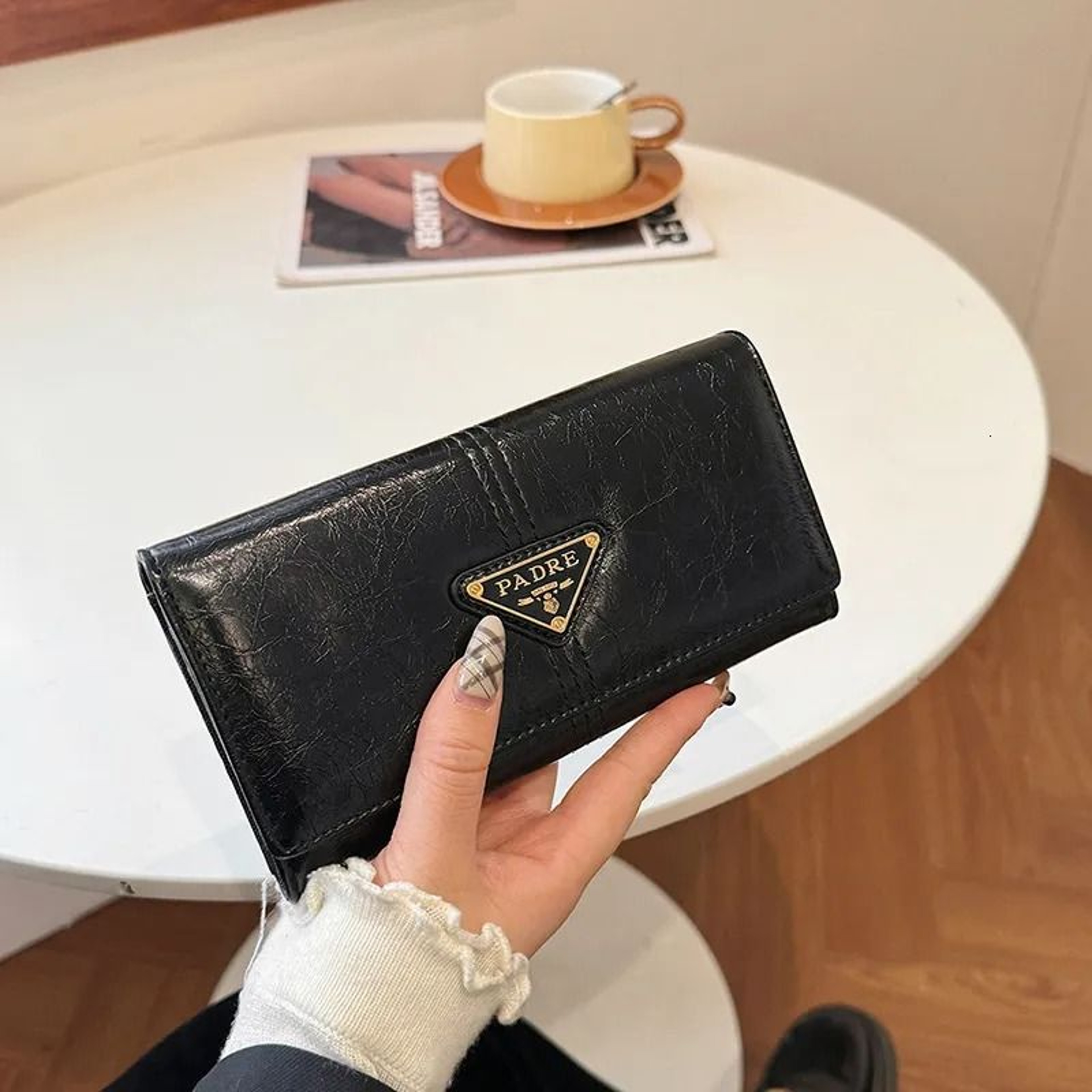 Stylish Versatile Clutch Bag For Women Long Wallet Coin Purse 3