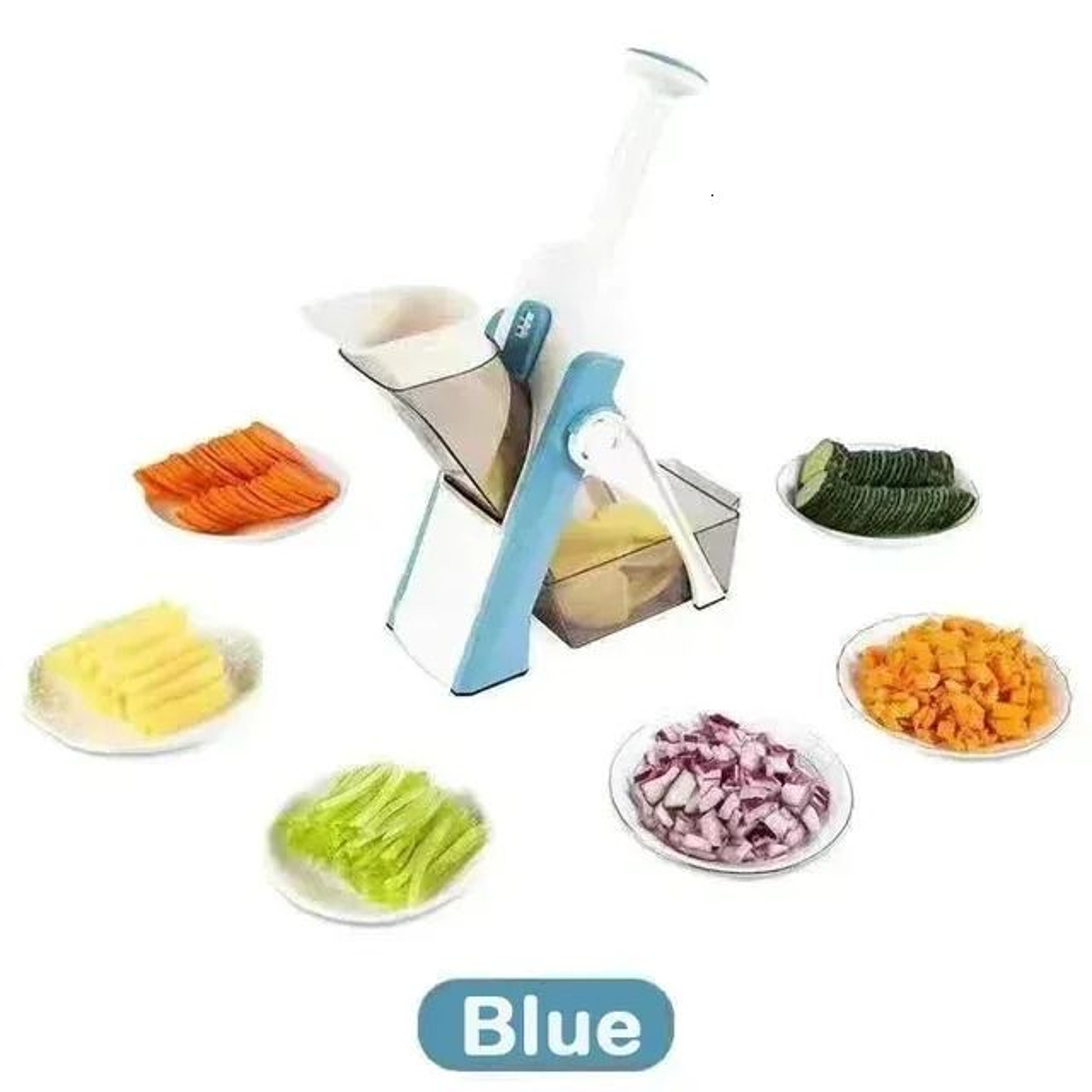 Manual Vegetable Cutter Slicer Safe Kitchen Chopper And Carrot Grater 3