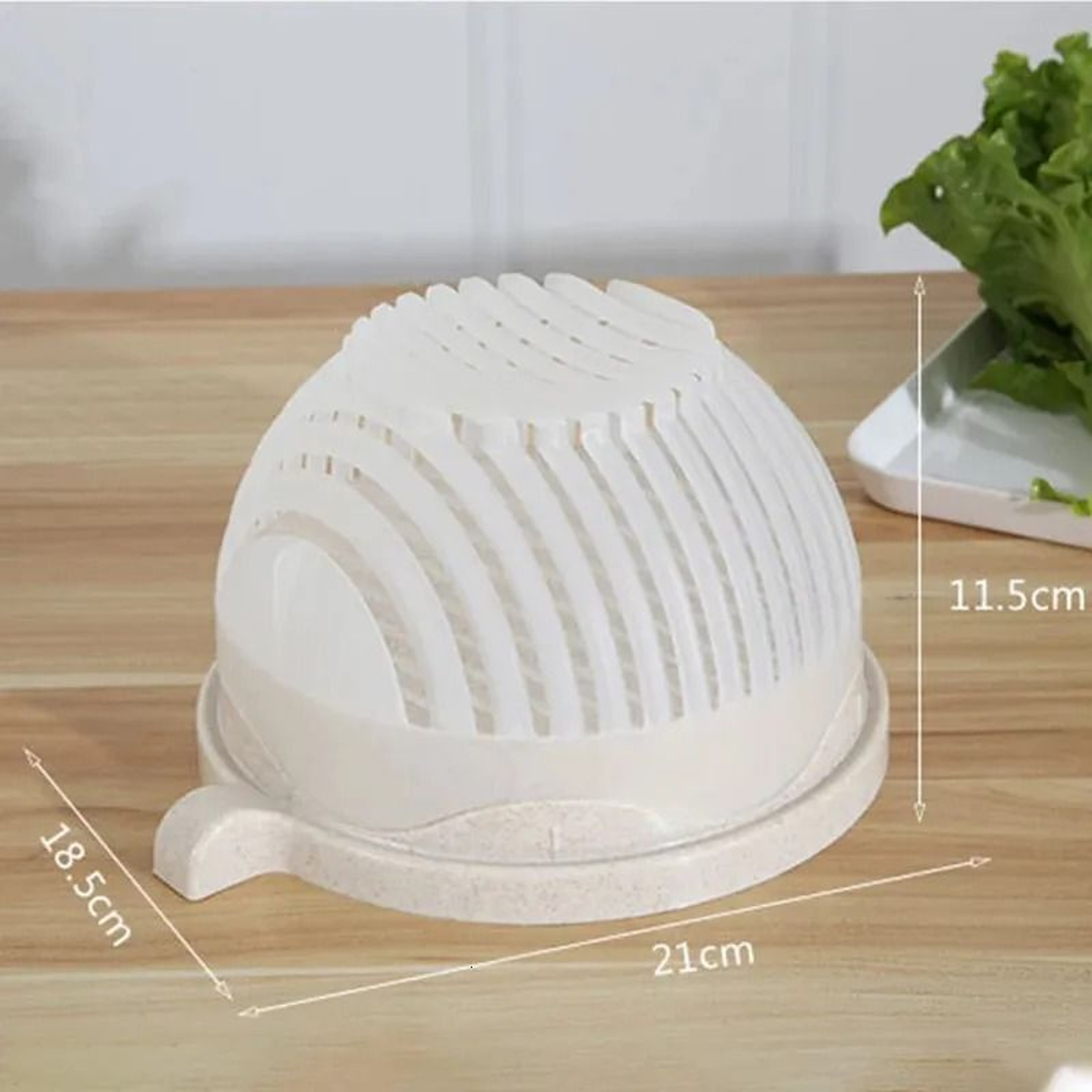 Salad Cutter Bowl Chopper For Vegetable And Fruit Prep 1