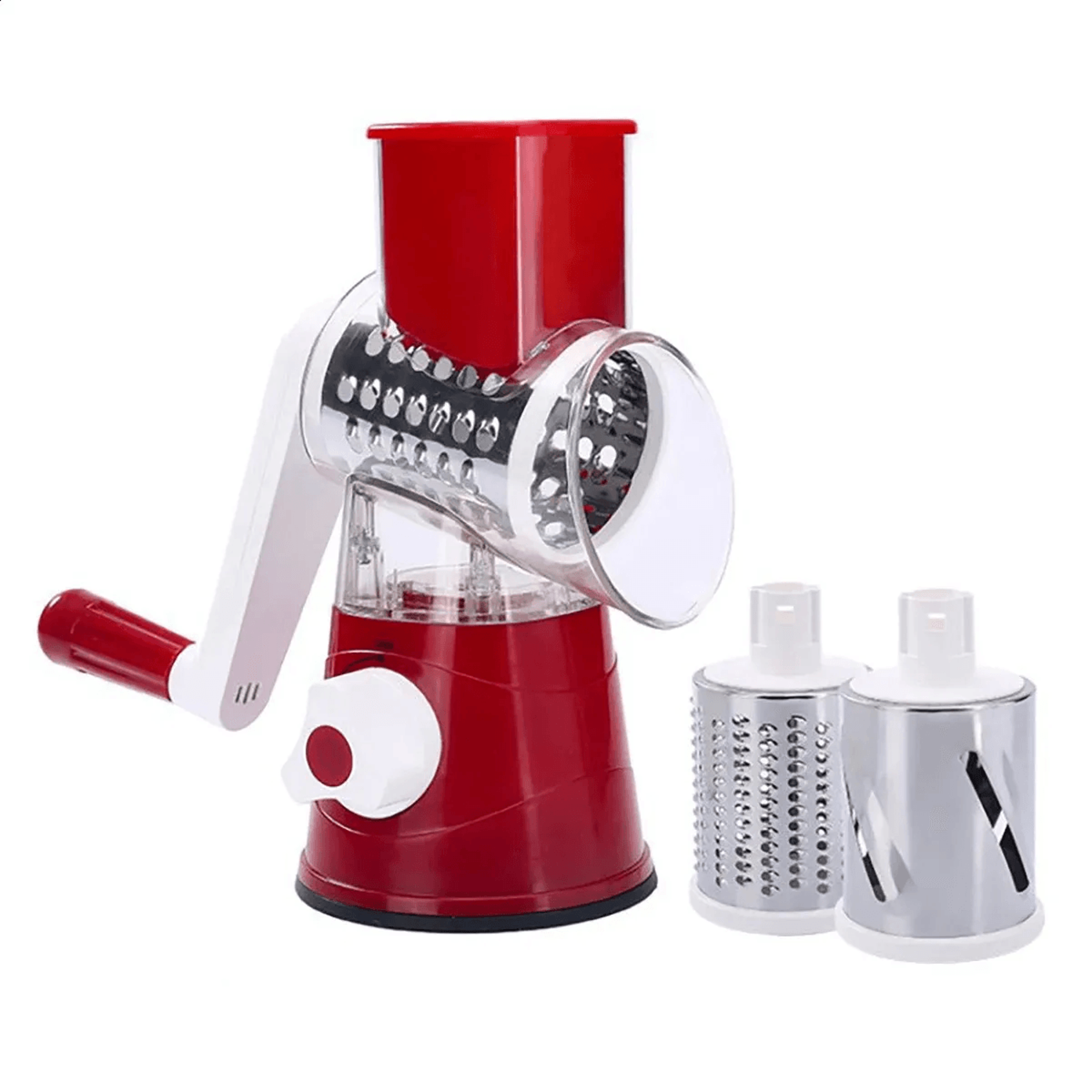 Manual Rotary Vegetable Slicer Drum Cheese Grater 2