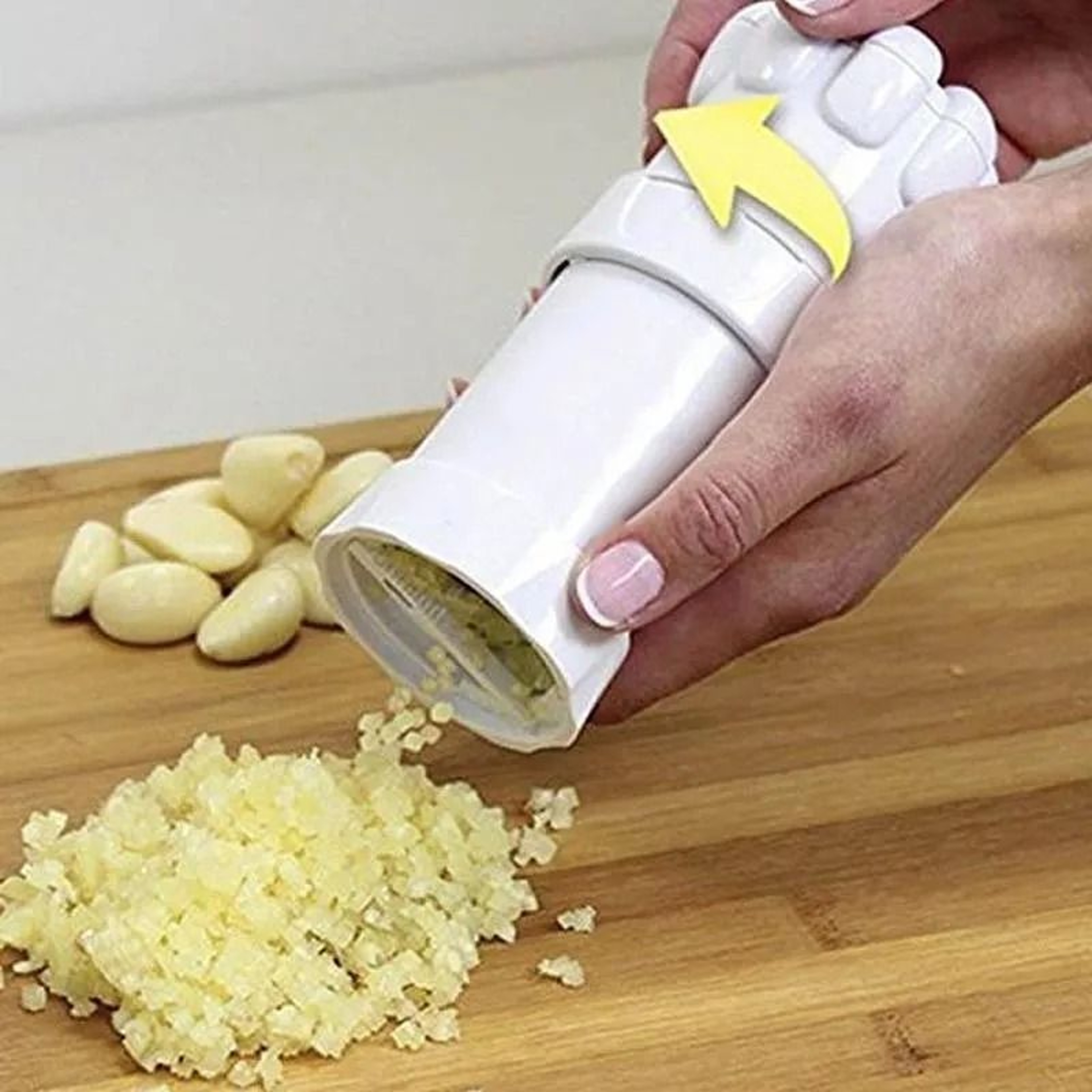 Ceramic Garlic Press Multi Function Garlic Chopper And Slicer 0