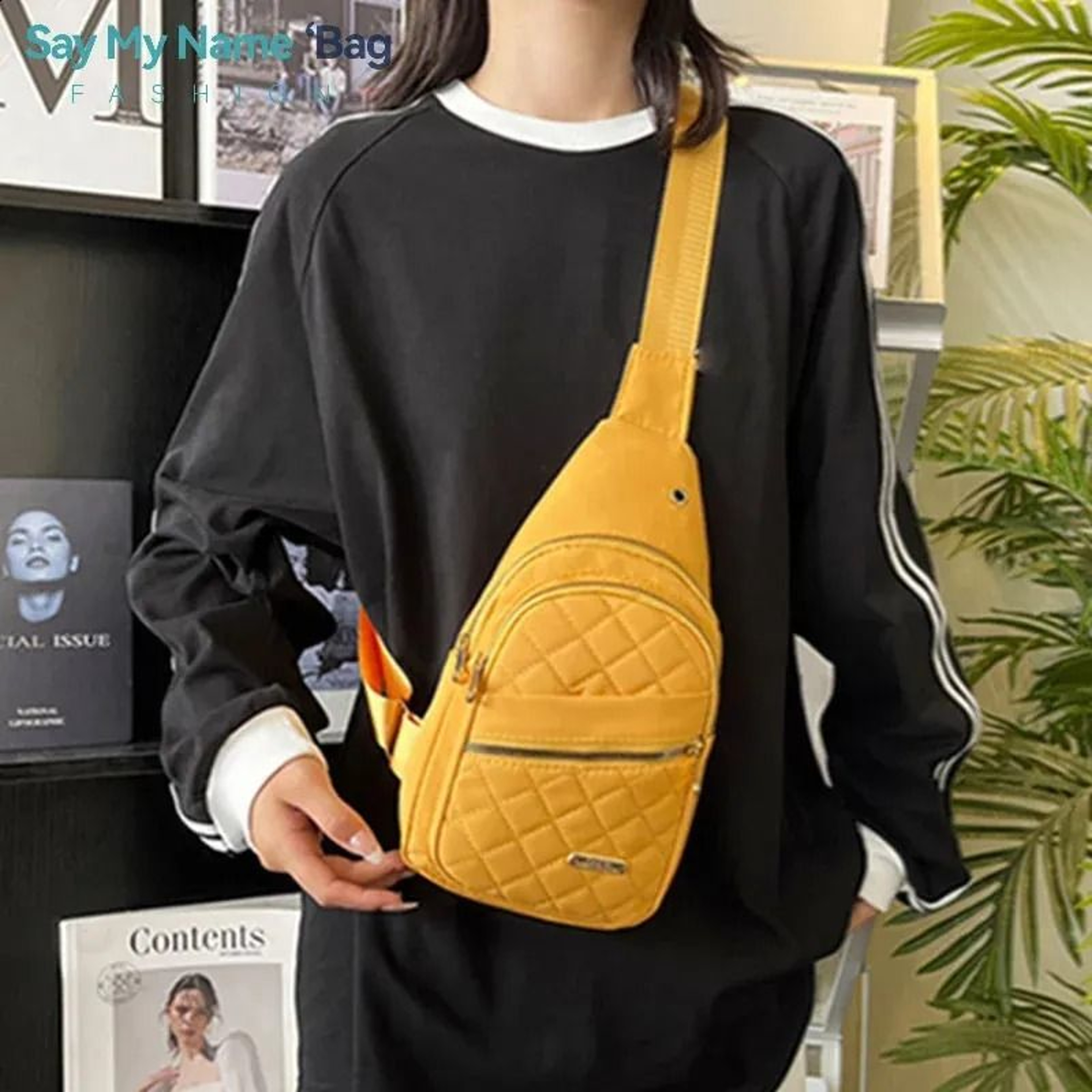 Women Oxford Sling Bag Anti Theft Crossbody Chest Backpack 7