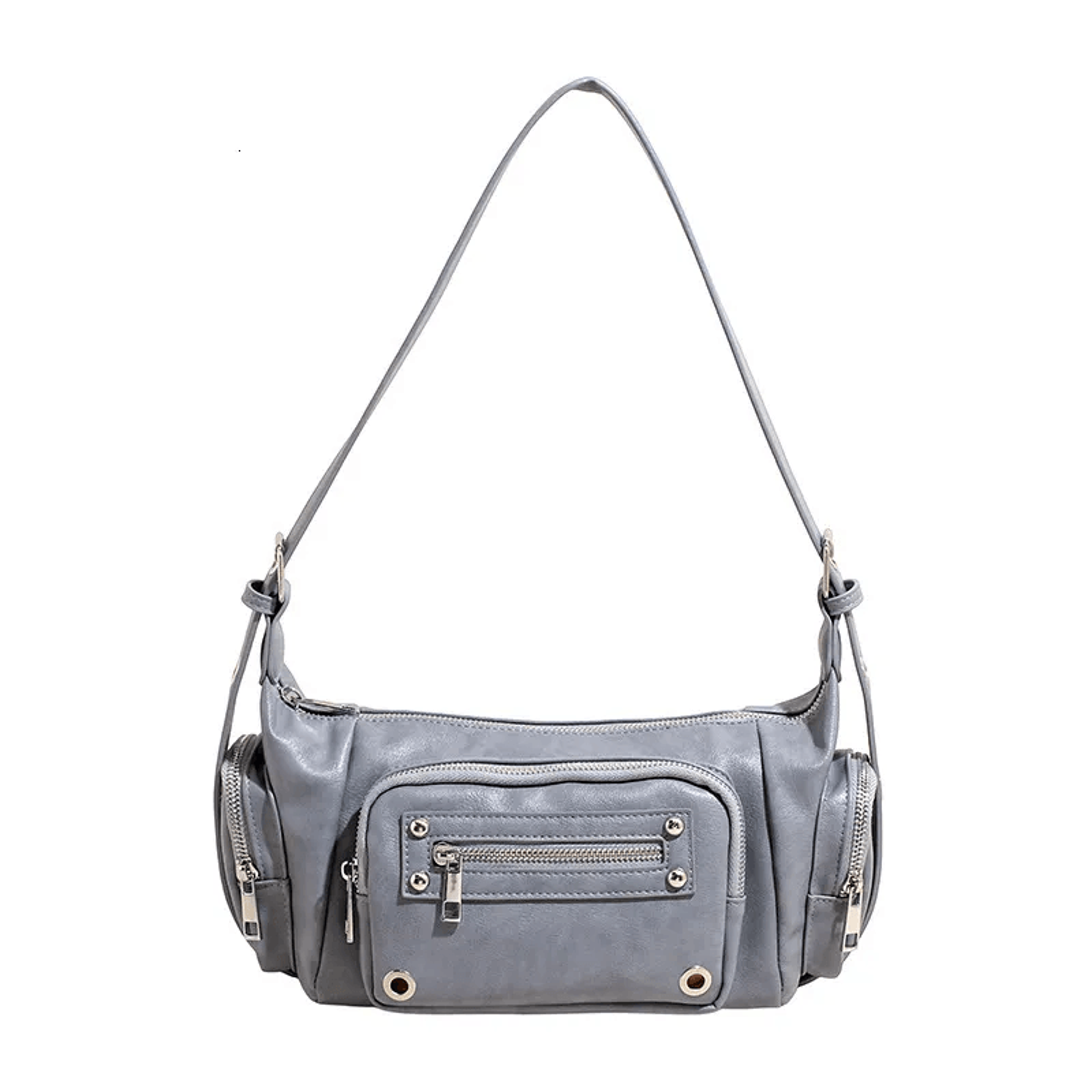 Womens Synthetic Leather Crossbody Shoulder Bag With Adjustable Strap 0