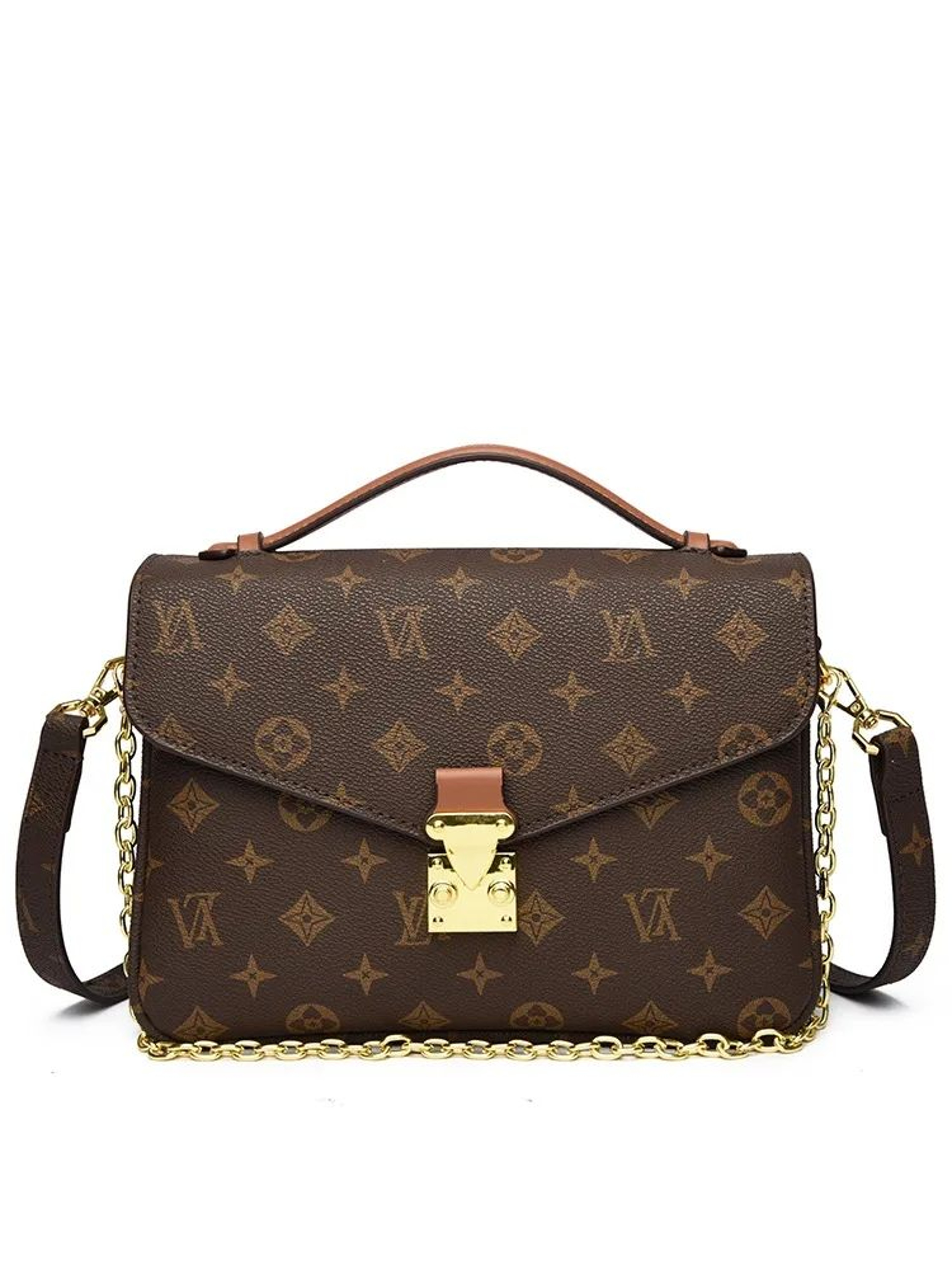 Vintage Floral Crossbody Shoulder Bag For Women Elegant Everyday Handbag 1