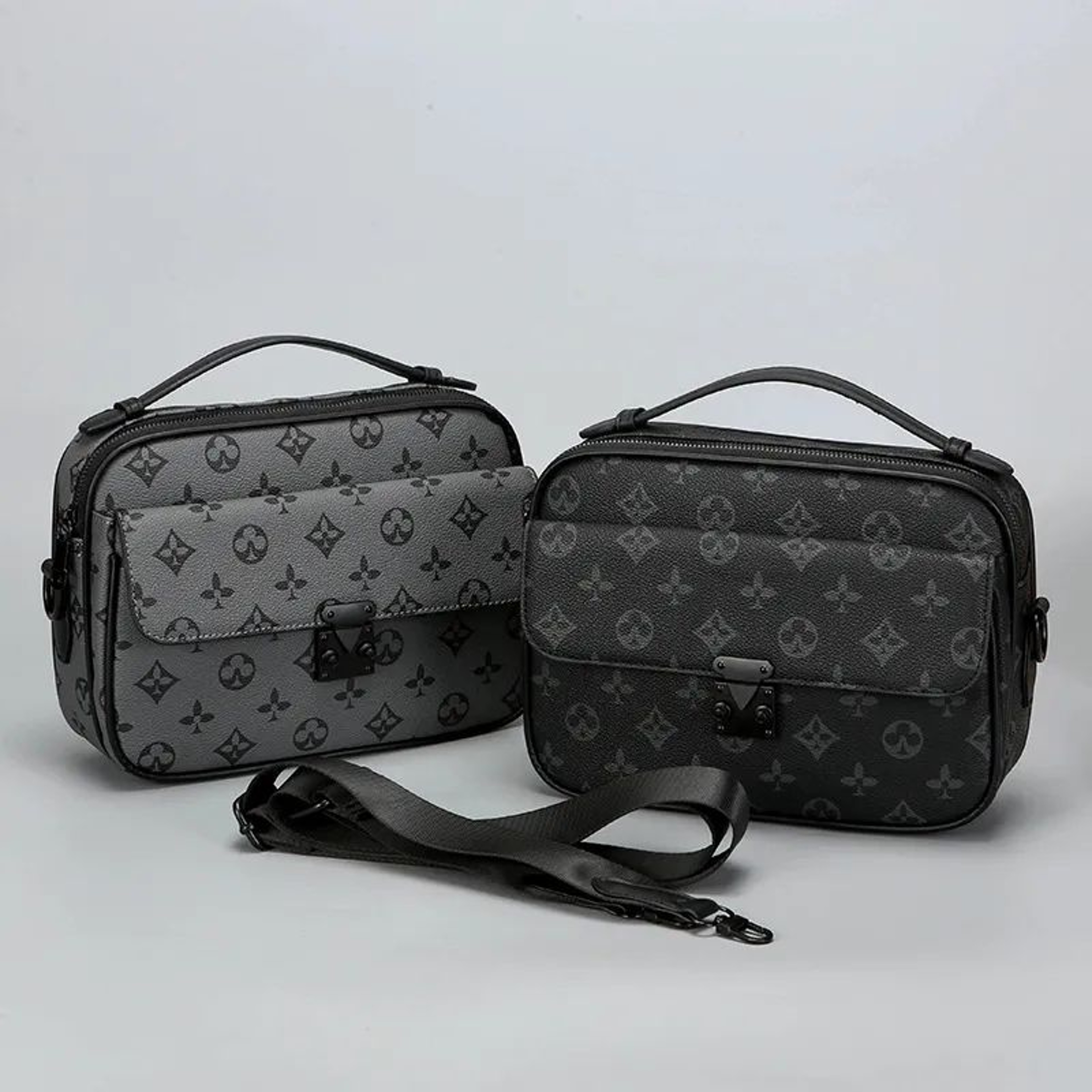 Men Crossbody Shoulder Bag With Adjustable Strap For Business And Commuting 2