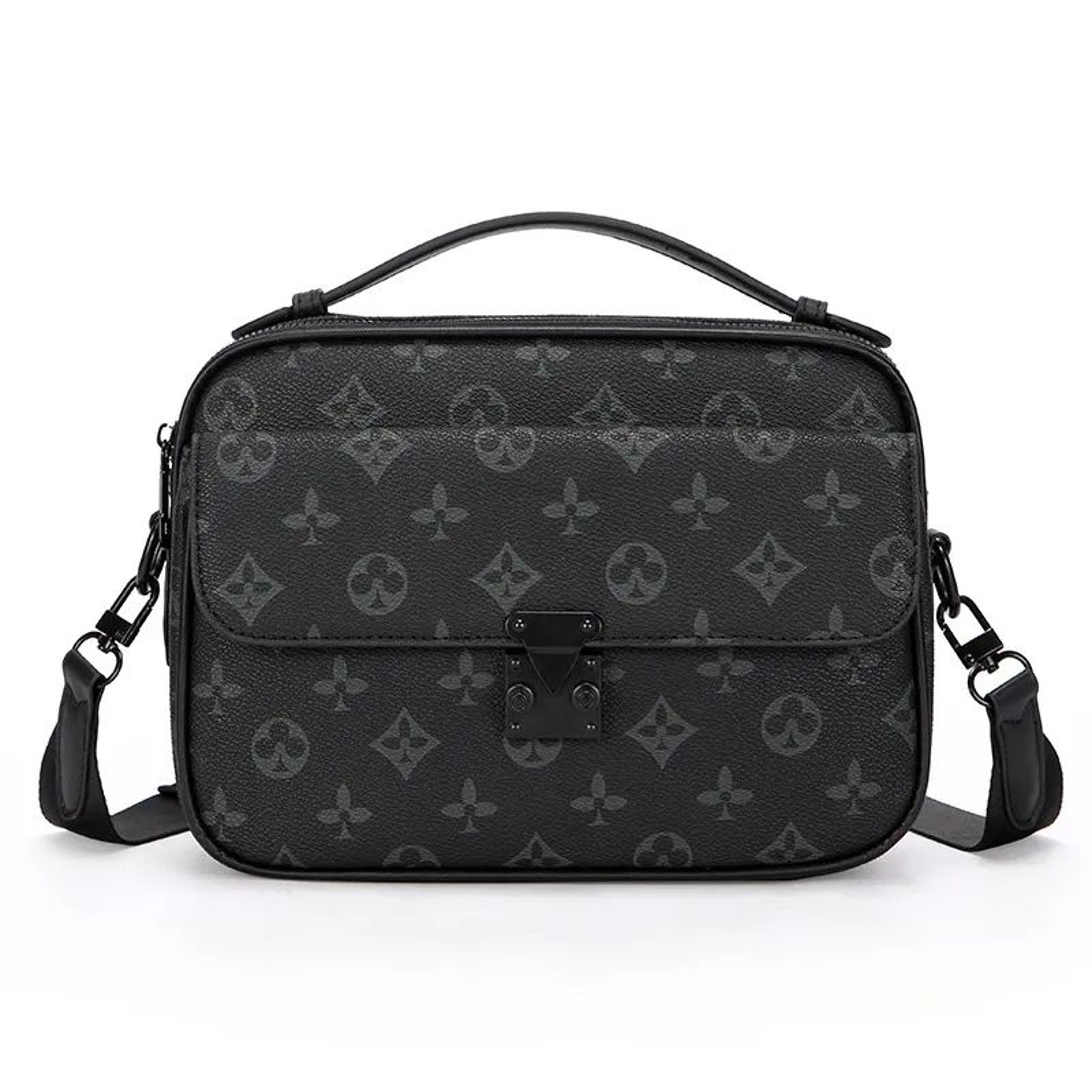 Men Crossbody Shoulder Bag With Adjustable Strap For Business And Commuting 1