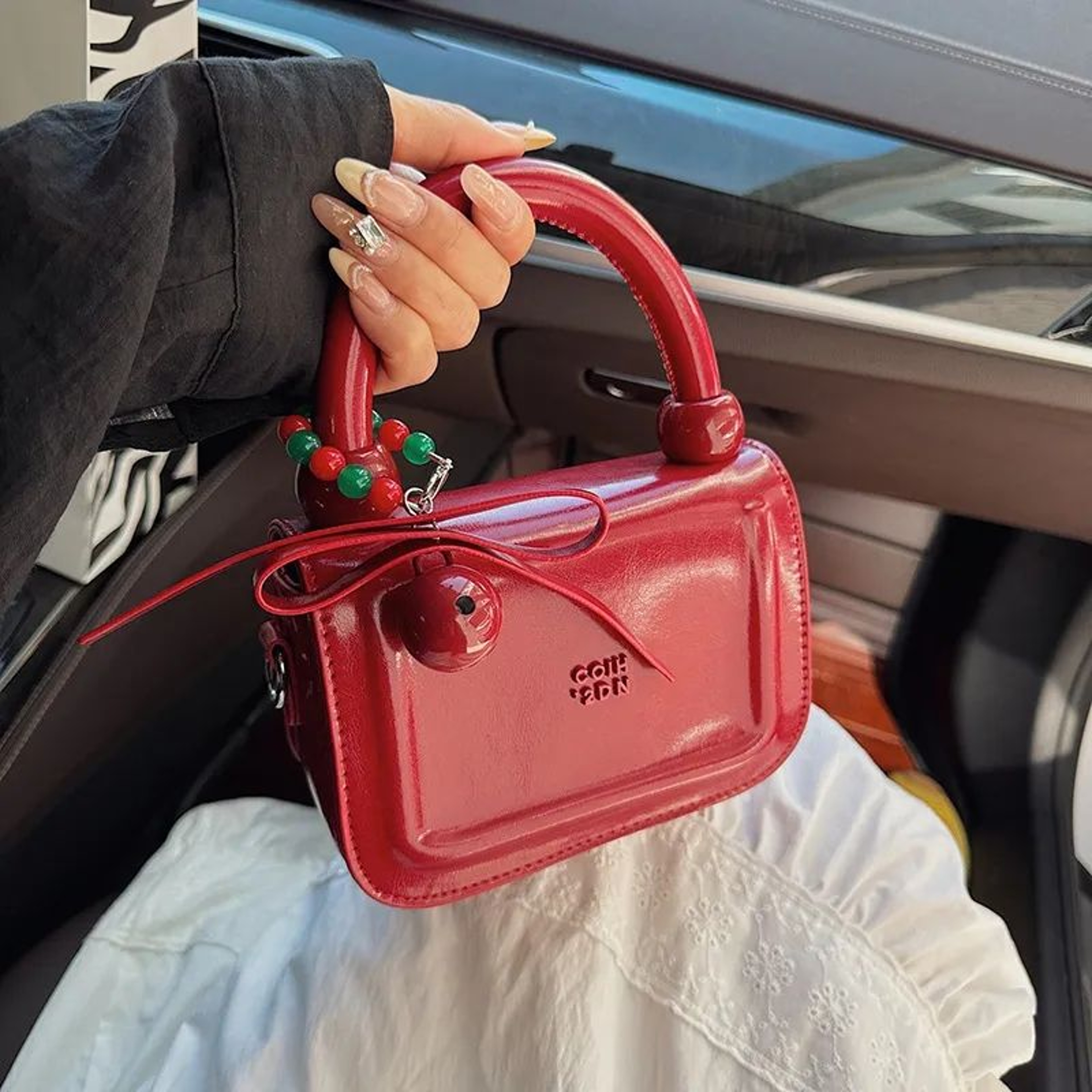 Womens Small Square Crossbody Bag With Adjustable Strap And Minimalist Design 0