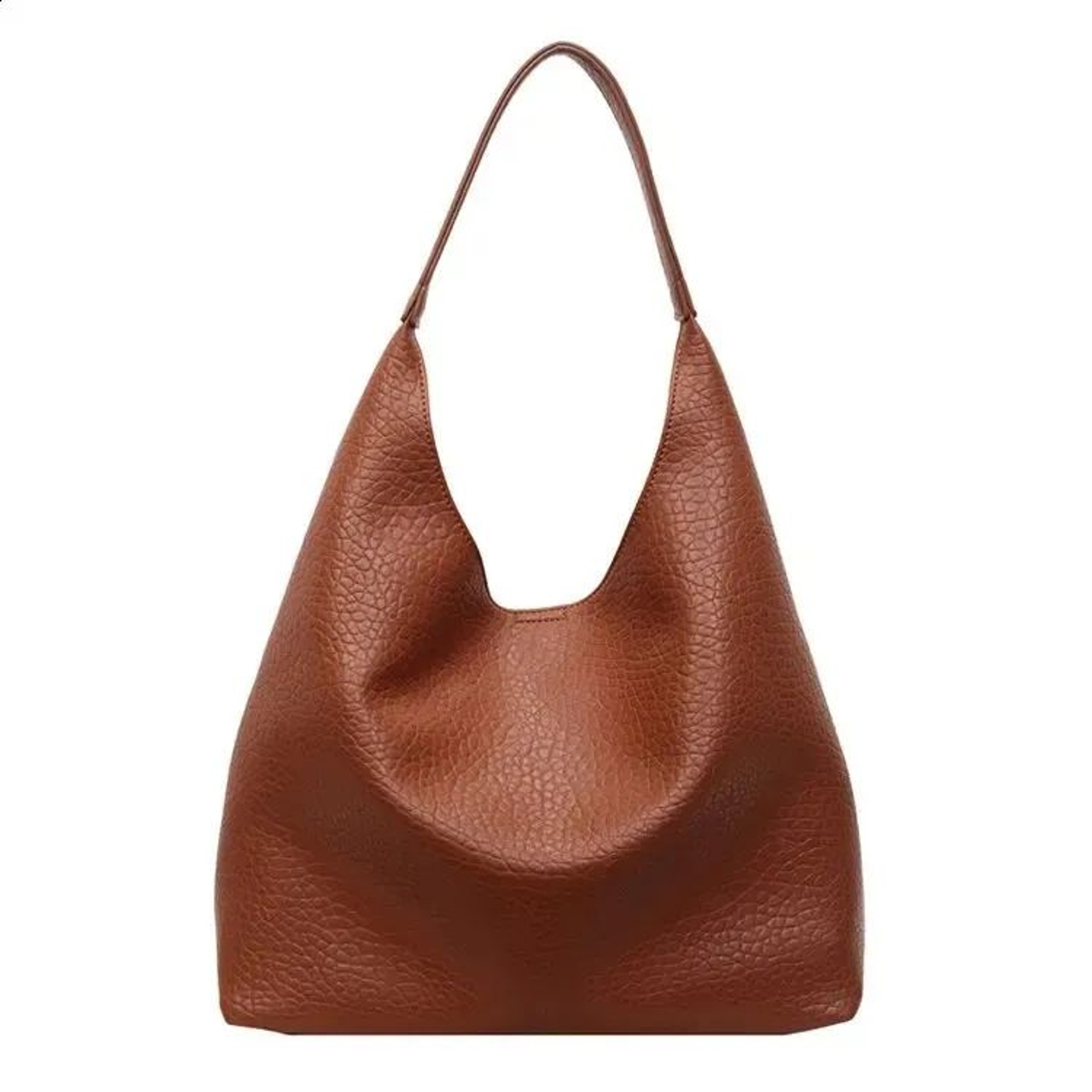 Womens Large Capacity Crescent Shoulder Bag With Single Strap 1