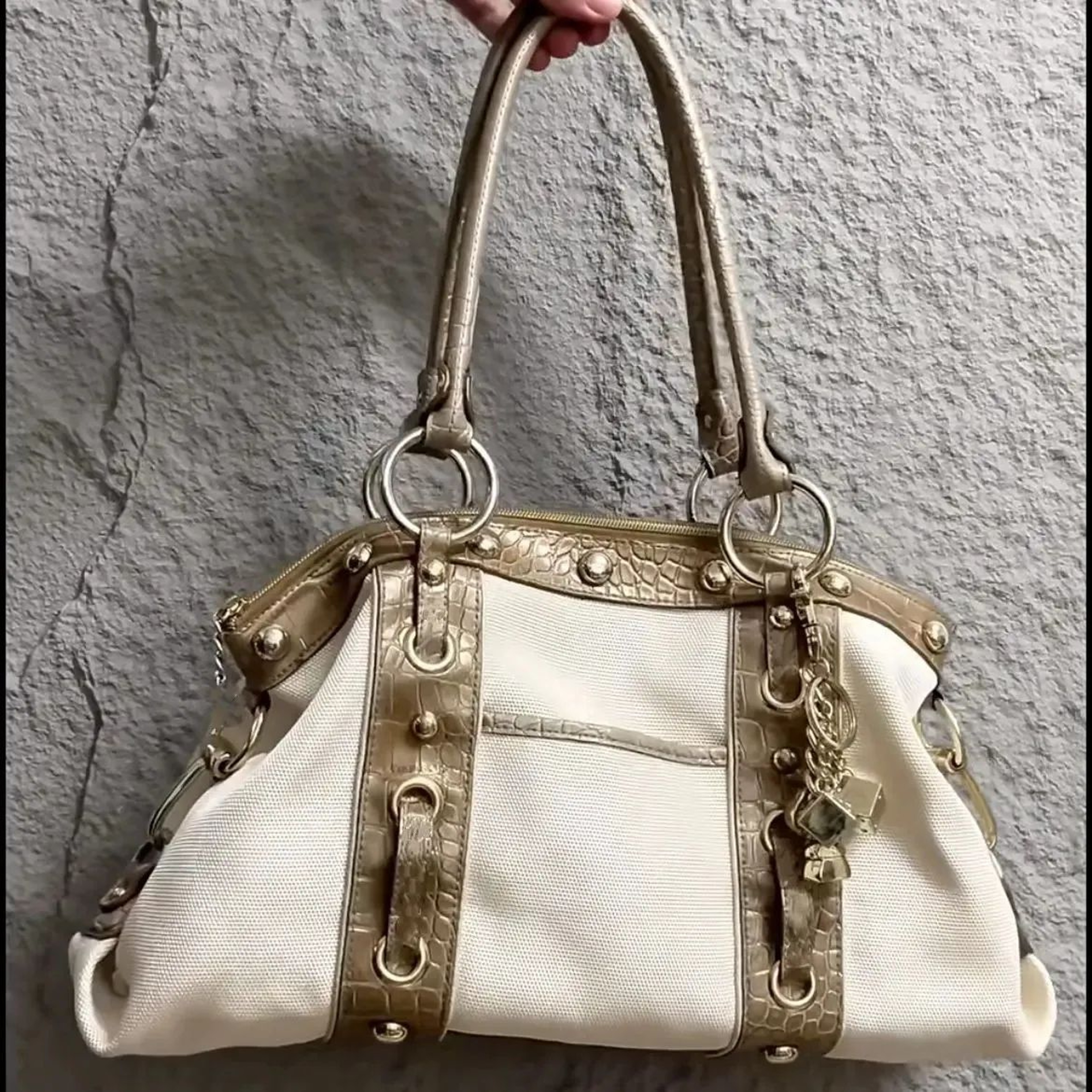Women Patchwork Shoulder Bag  Colorblock Y2K Underarm Handbag 0