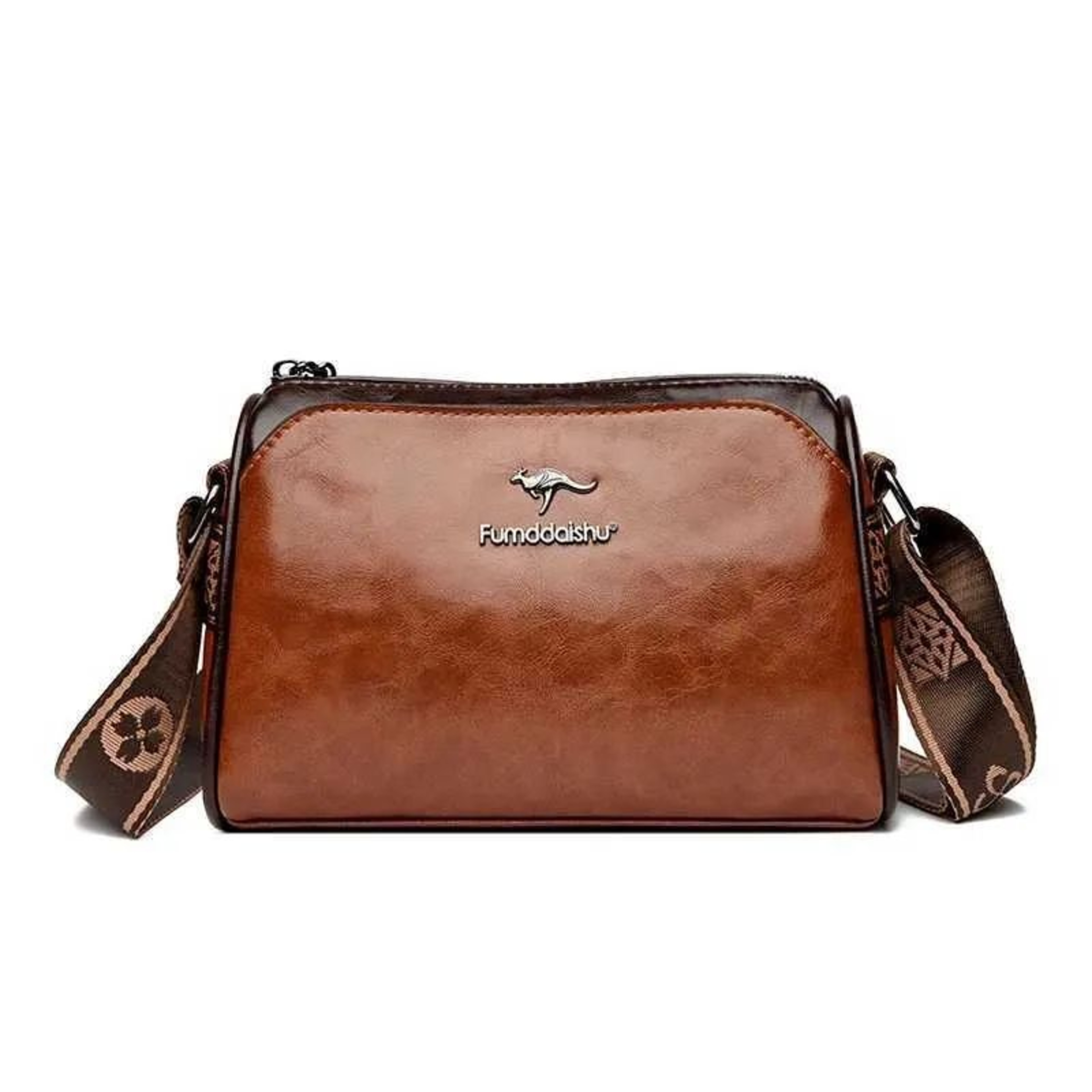 Genuine Leather Crossbody Wallet For Women With Adjustable Strap And Card Slots 4