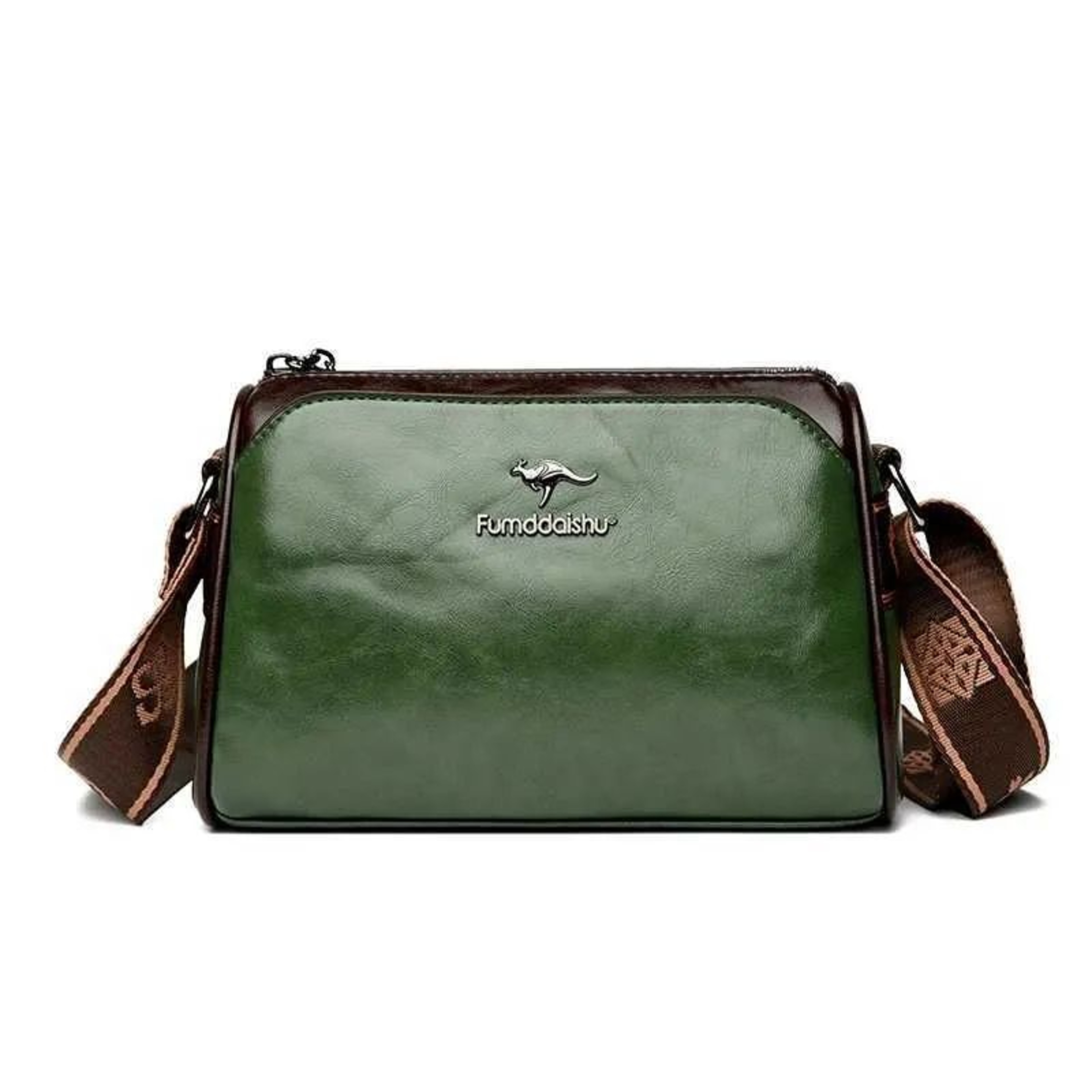 Genuine Leather Crossbody Wallet For Women With Adjustable Strap And Card Slots 1
