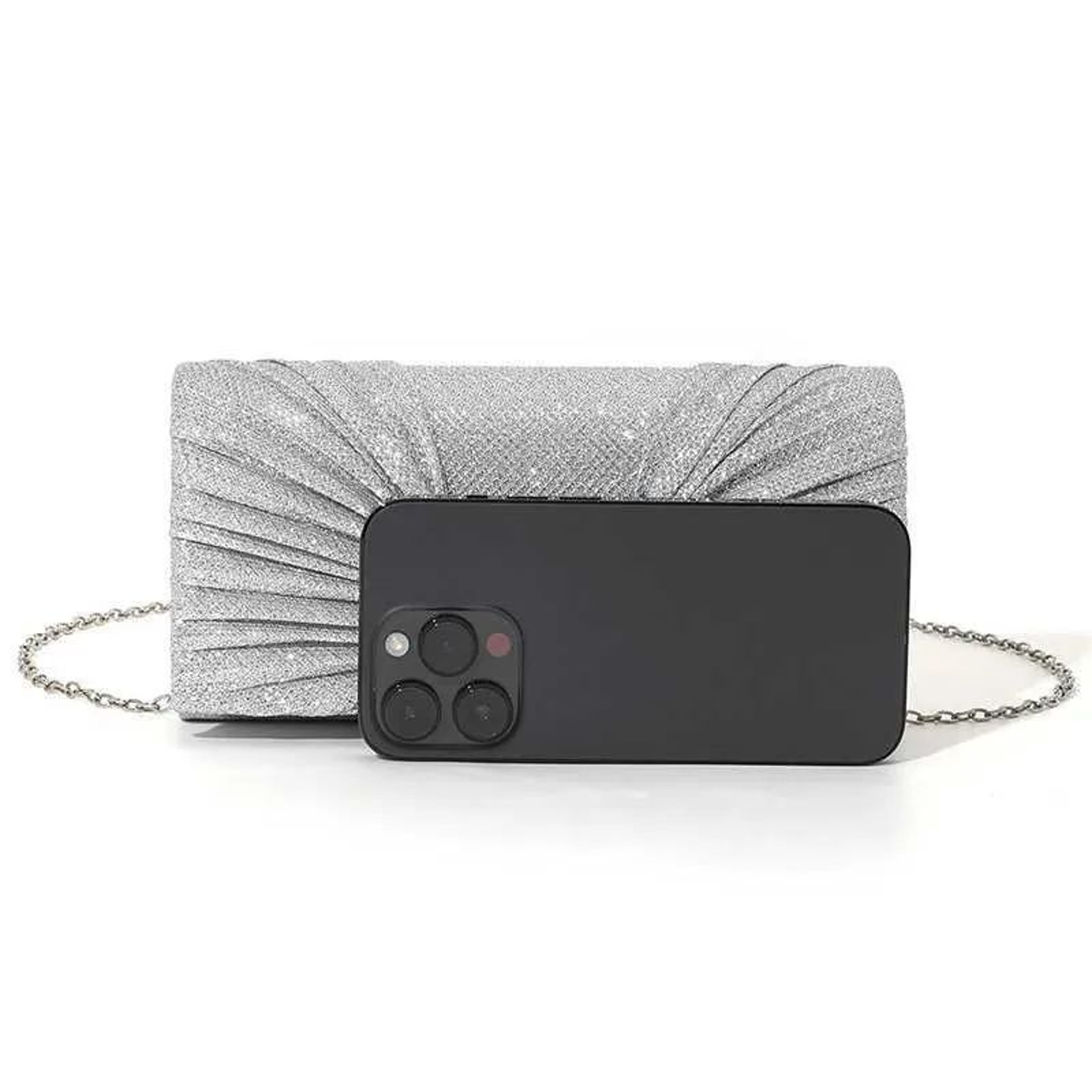 Womens Sequin Evening Shoulder Bag With Chain Strap For Weddings And Parties 3
