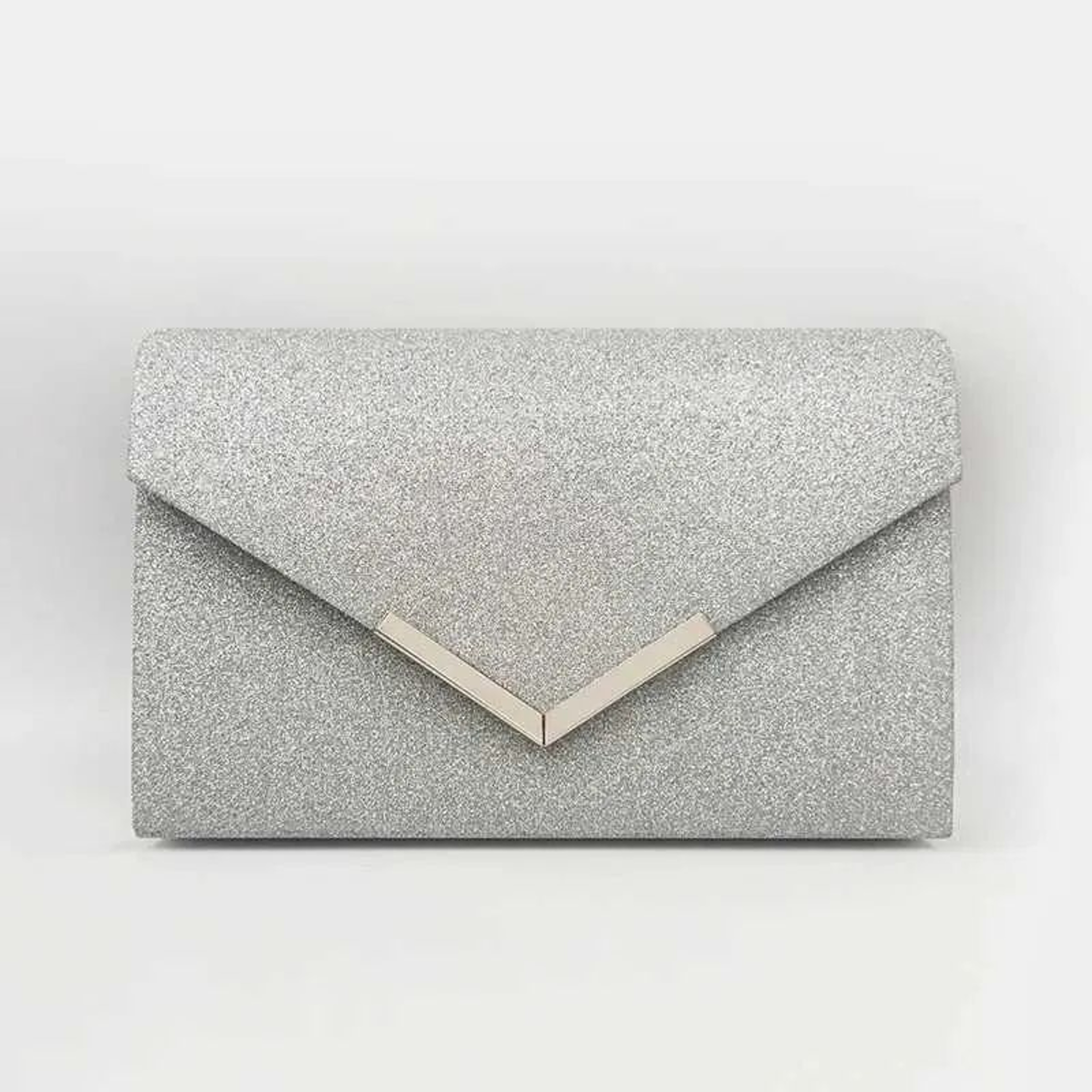 Shiny Envelope Clutch Evening Bag With Chain For Weddings And Parties 2