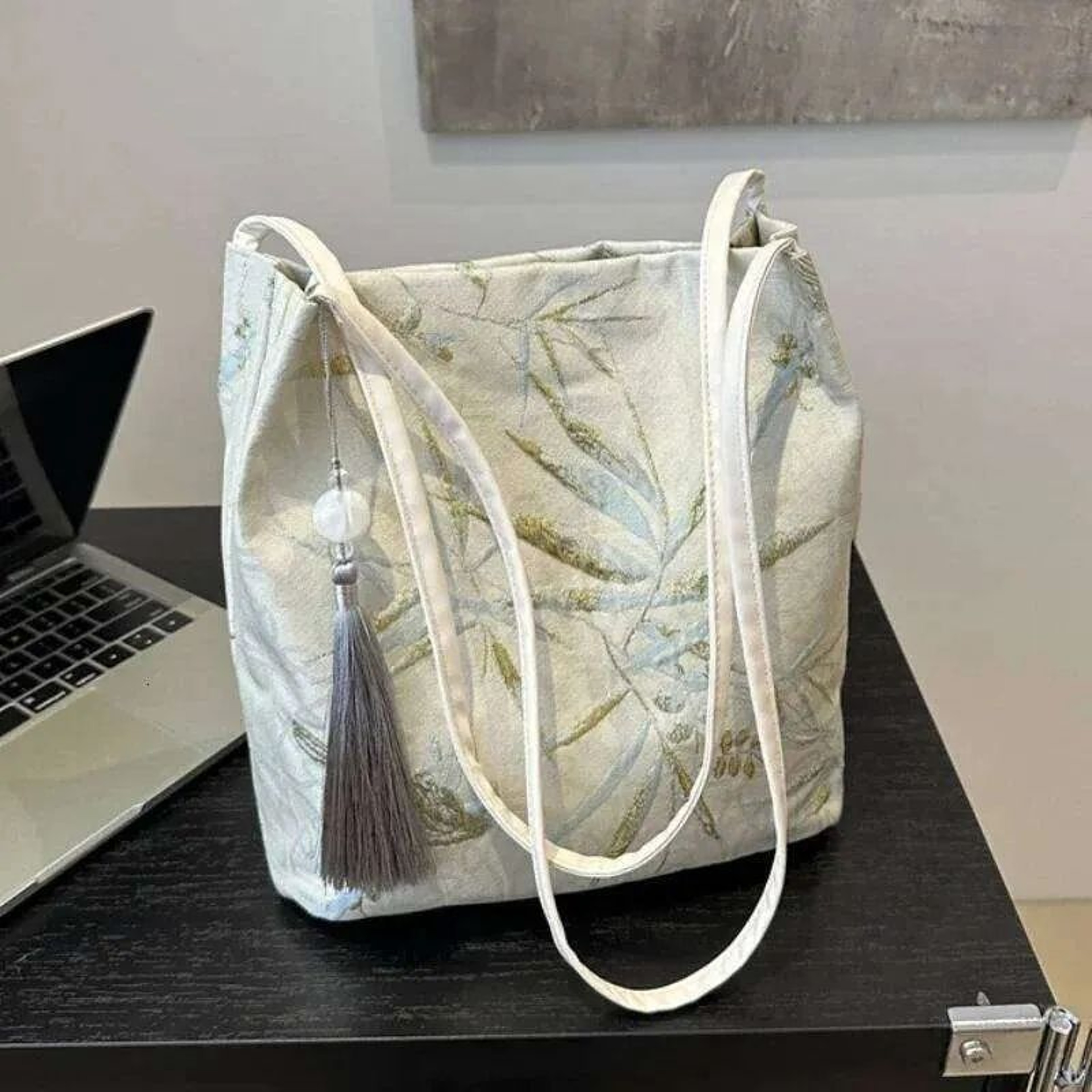 Women Large Capacity Retro Shoulder Tote Bag In Synthetic Leather 3