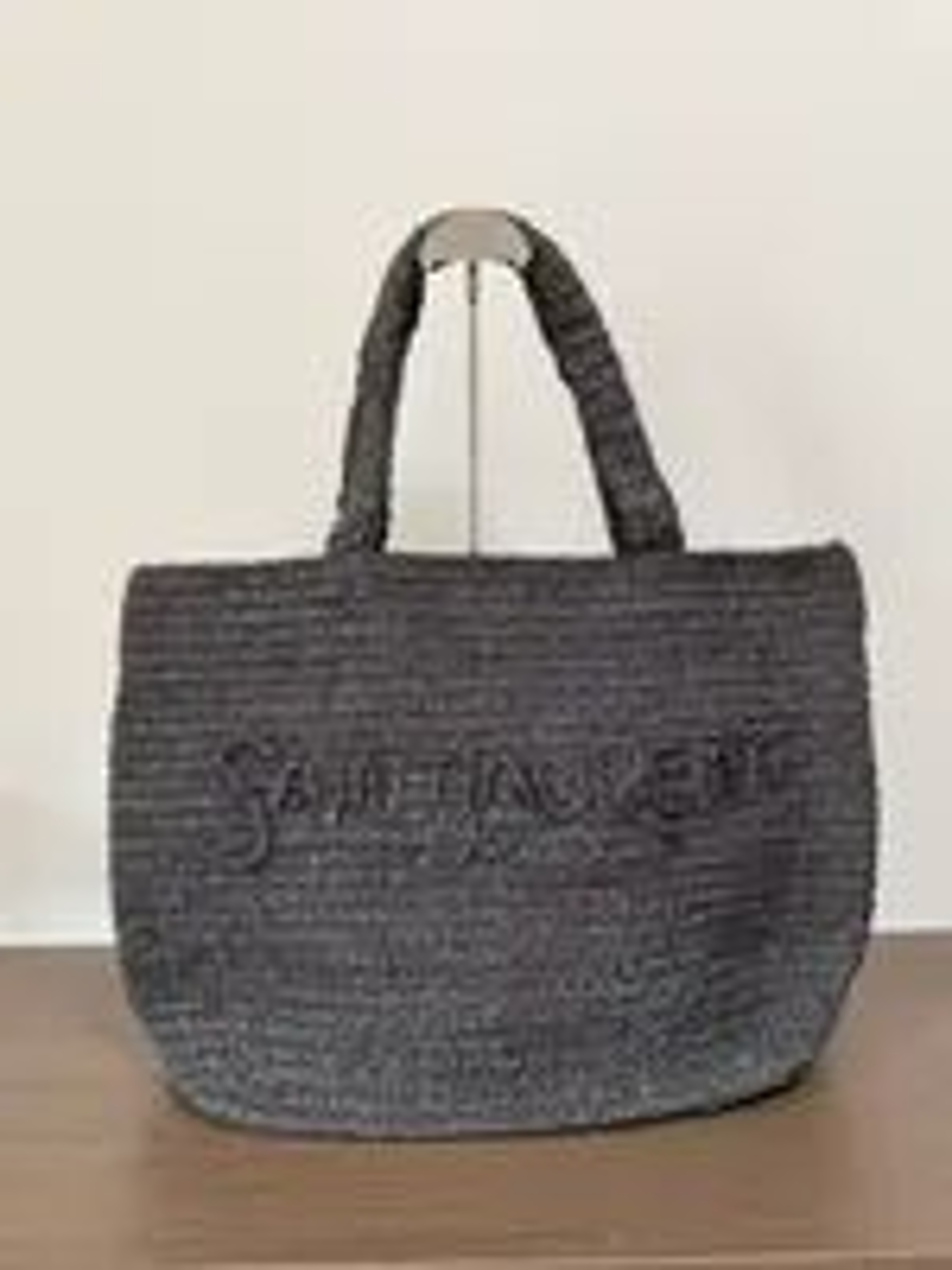 Women Large Woven Beach Tote Bag With Shoulder Strap For Summer Vacations 0