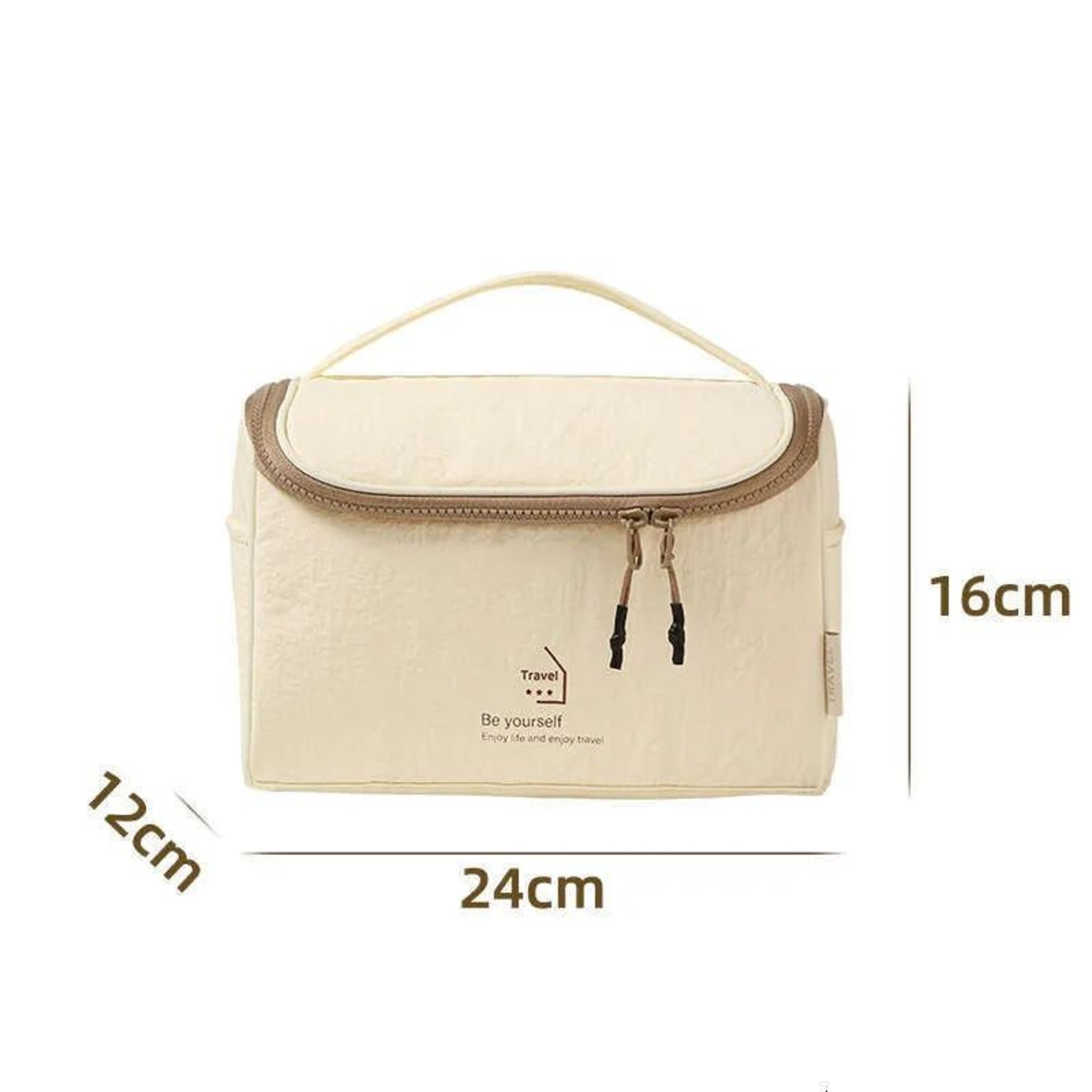 Large Capacity Nylon Makeup Bag Portable Travel Cosmetic Organizer 2
