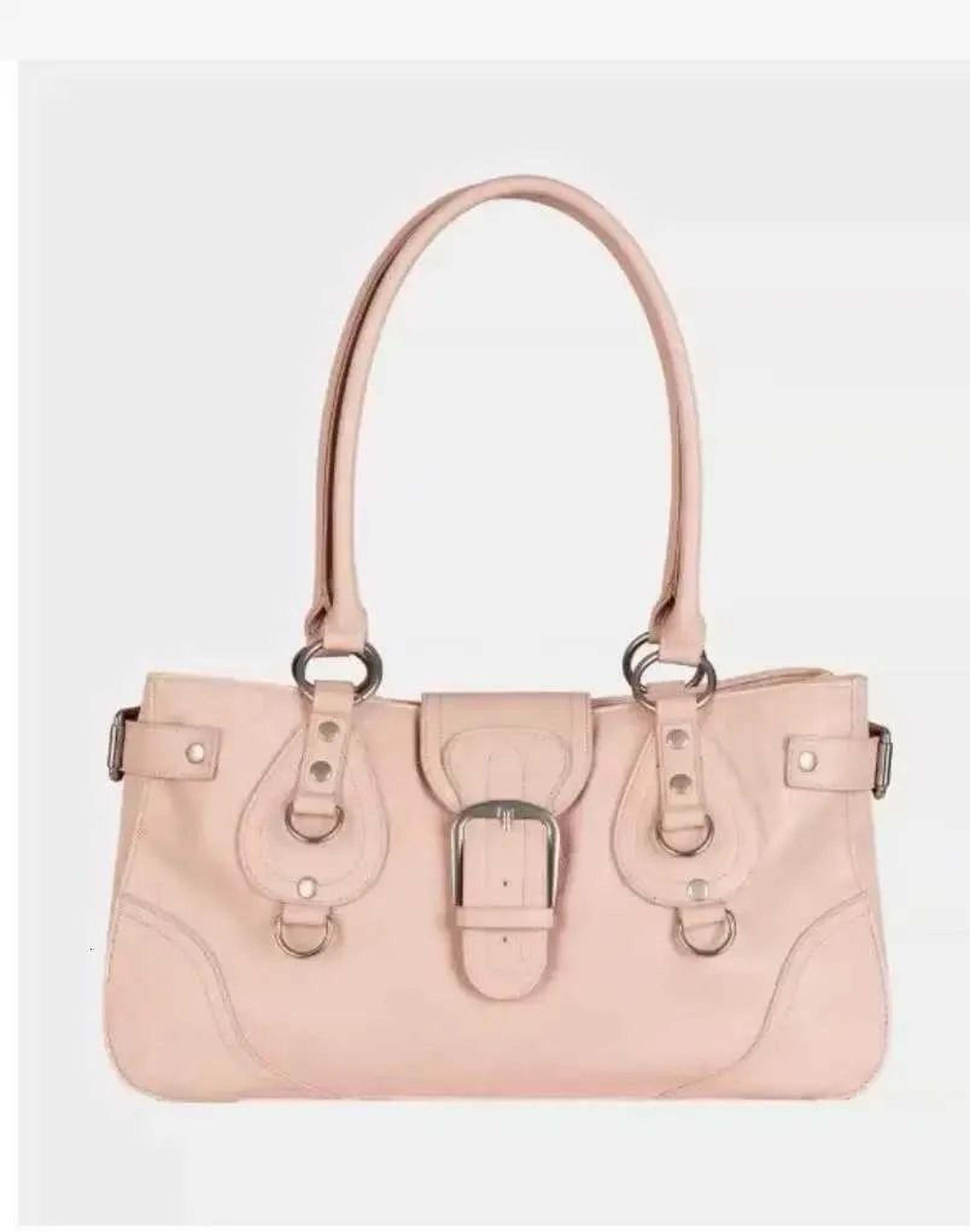 Womens Retro Motorcycle Style Shoulder Bag Large Capacity Underarm Handbag 1
