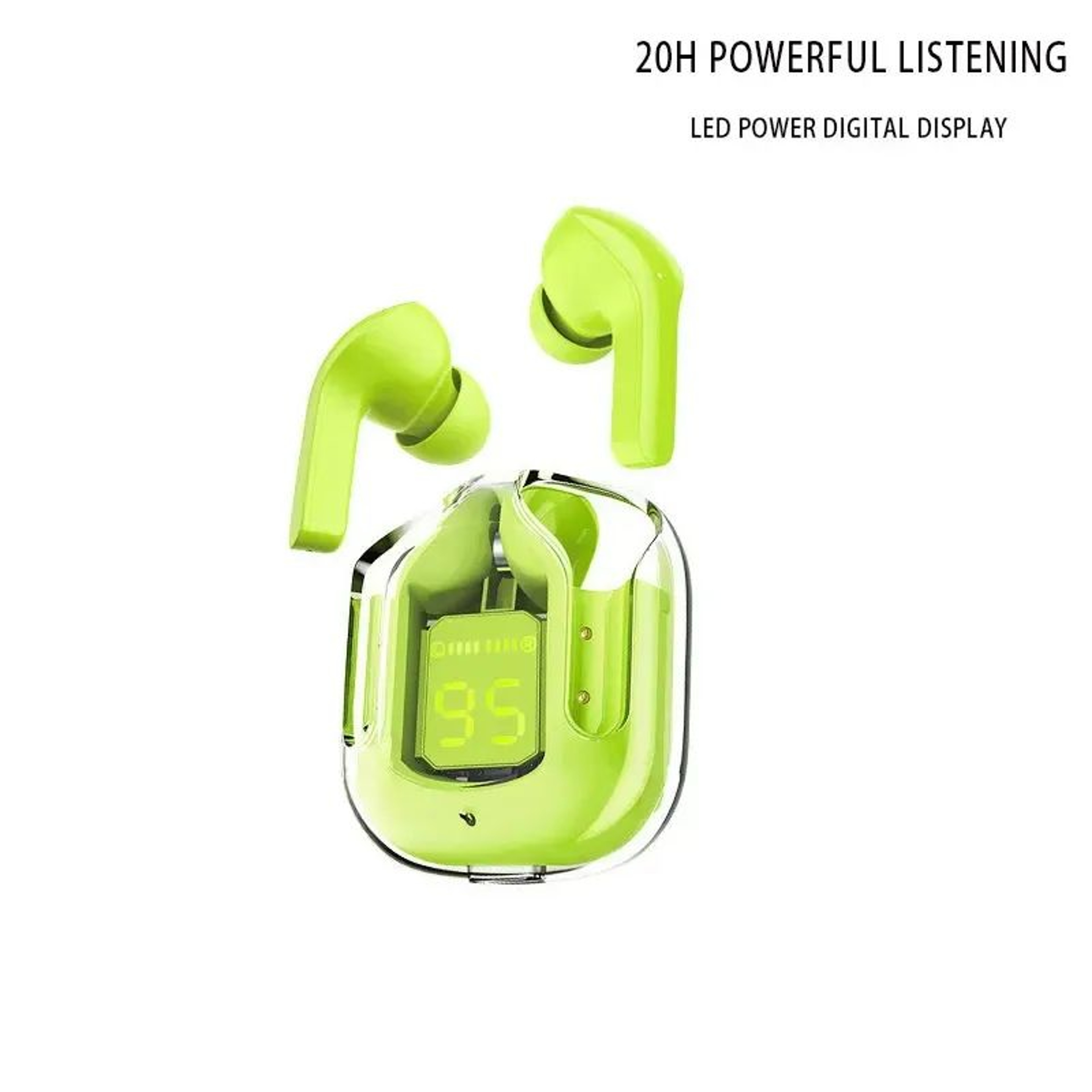 Wireless Bluetooth Earbuds With ENC Noise Cancellation And Digital Charging Case 3