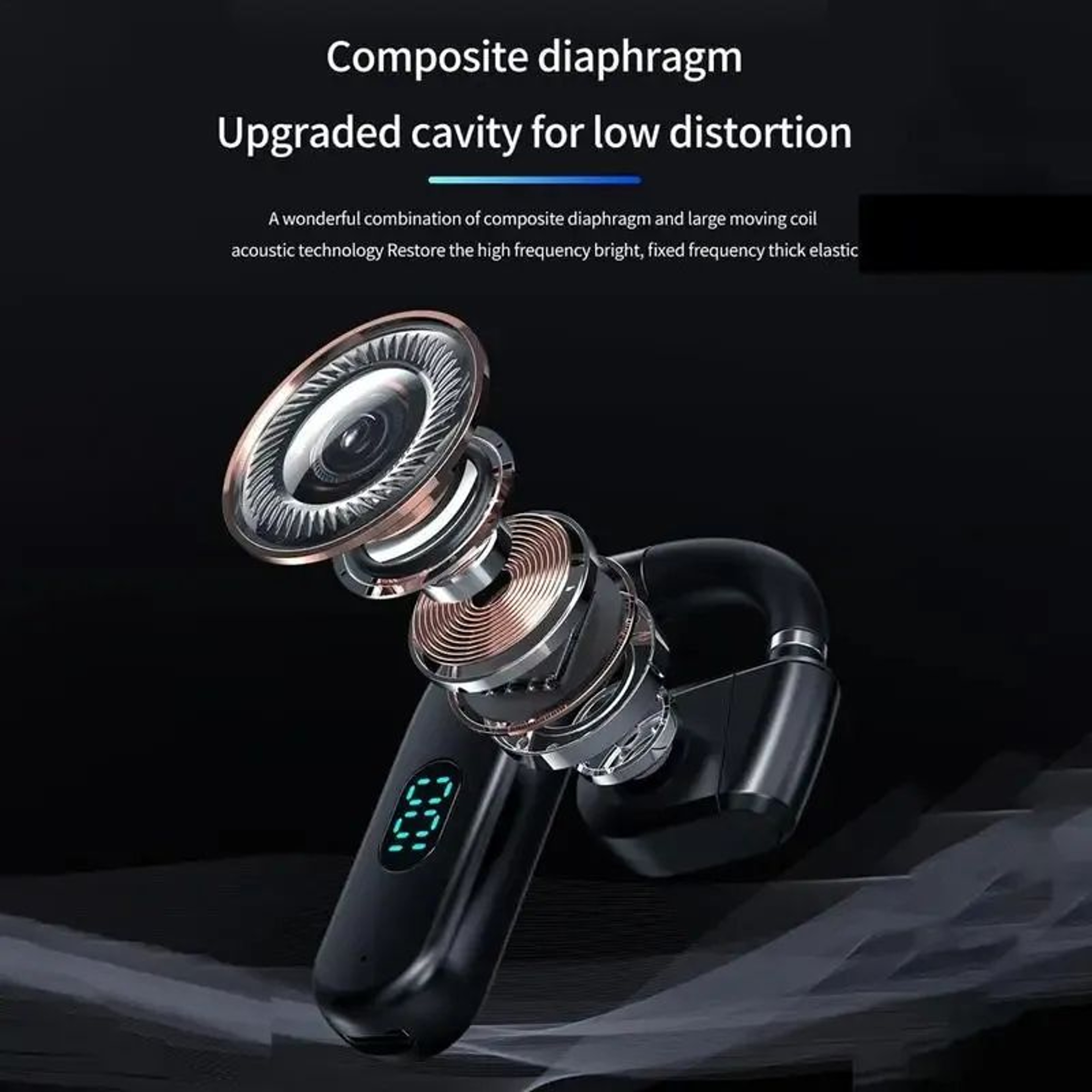 Wireless Bluetooth Bone Conduction Headphones With Microphone And OpenEar Design 2
