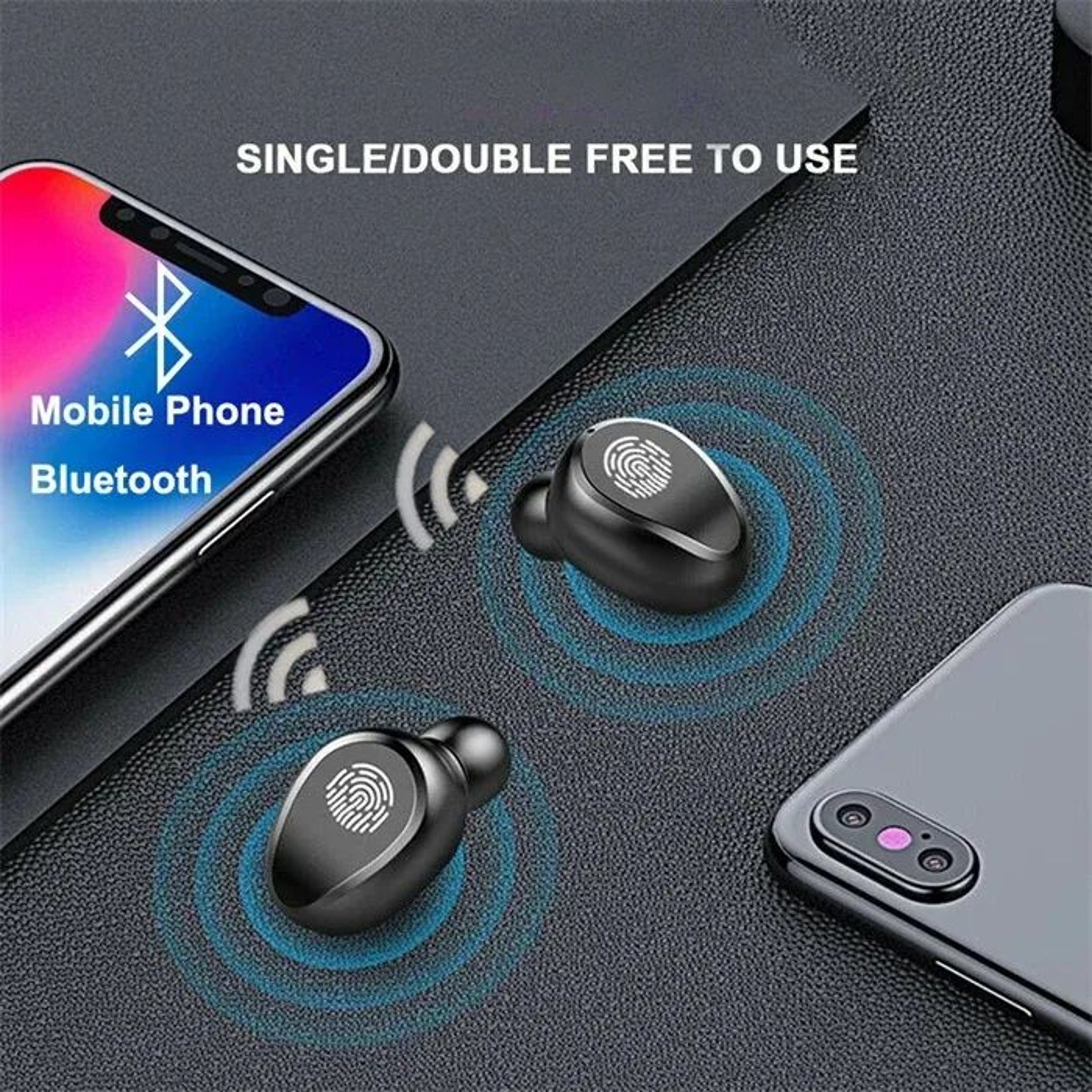 Wireless Bluetooth Earbuds With Charging Case And 9D Stereo Sound 2
