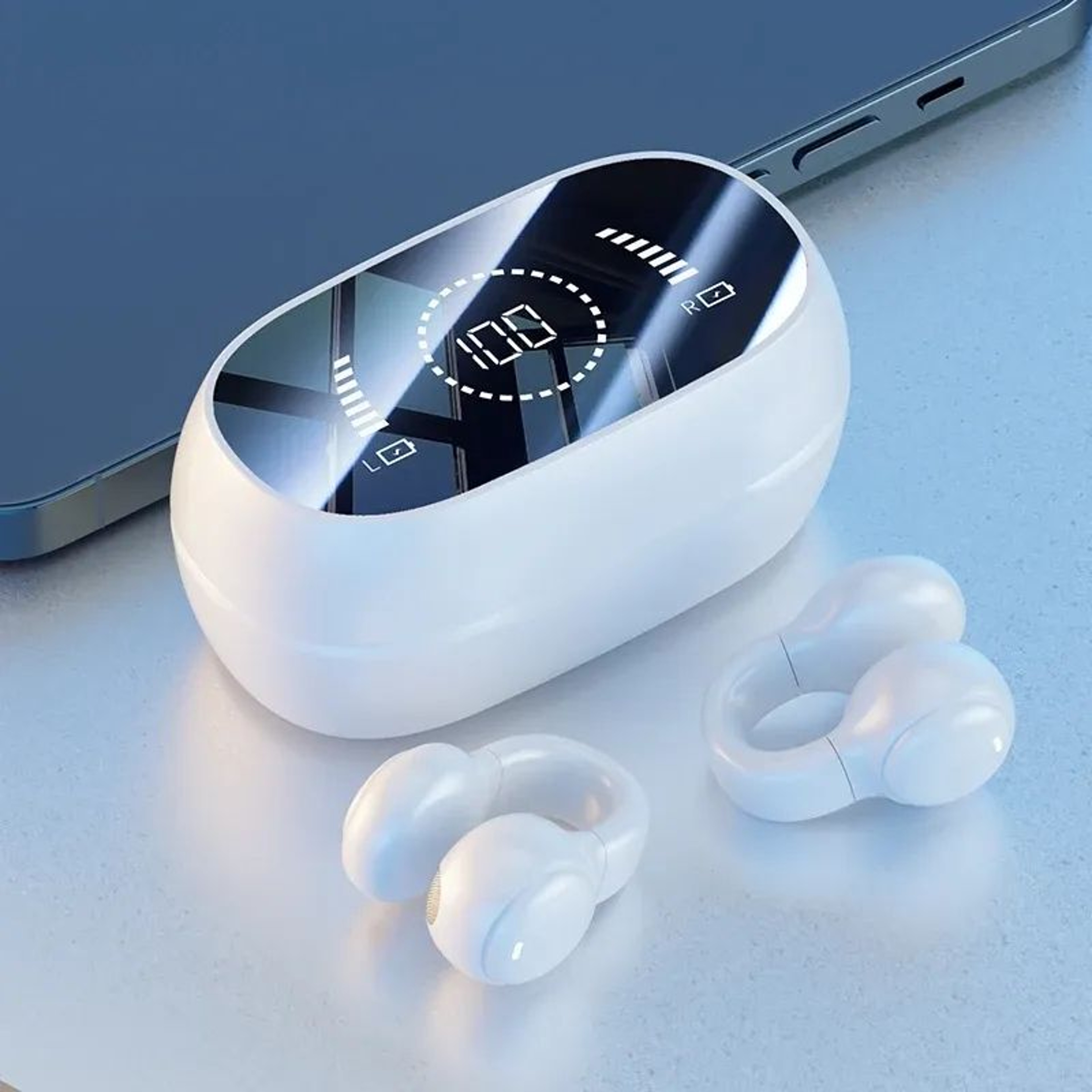 Wireless ClipOn Earbuds Mini Stereo Sports And Gaming Earphones For Android 1