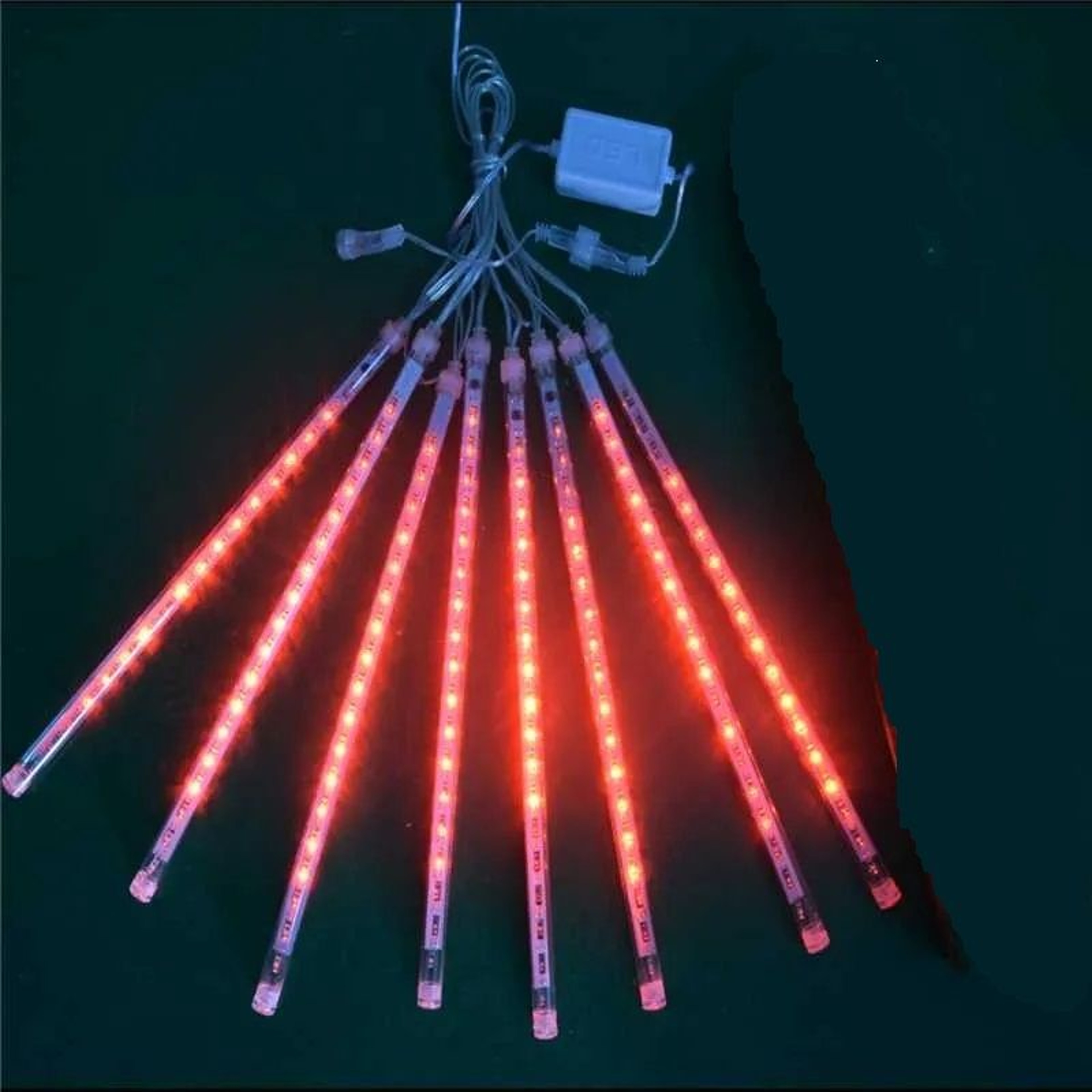 LED Meteor Shower Christmas Lights Outdoor Rain Tube String Lights Set 1
