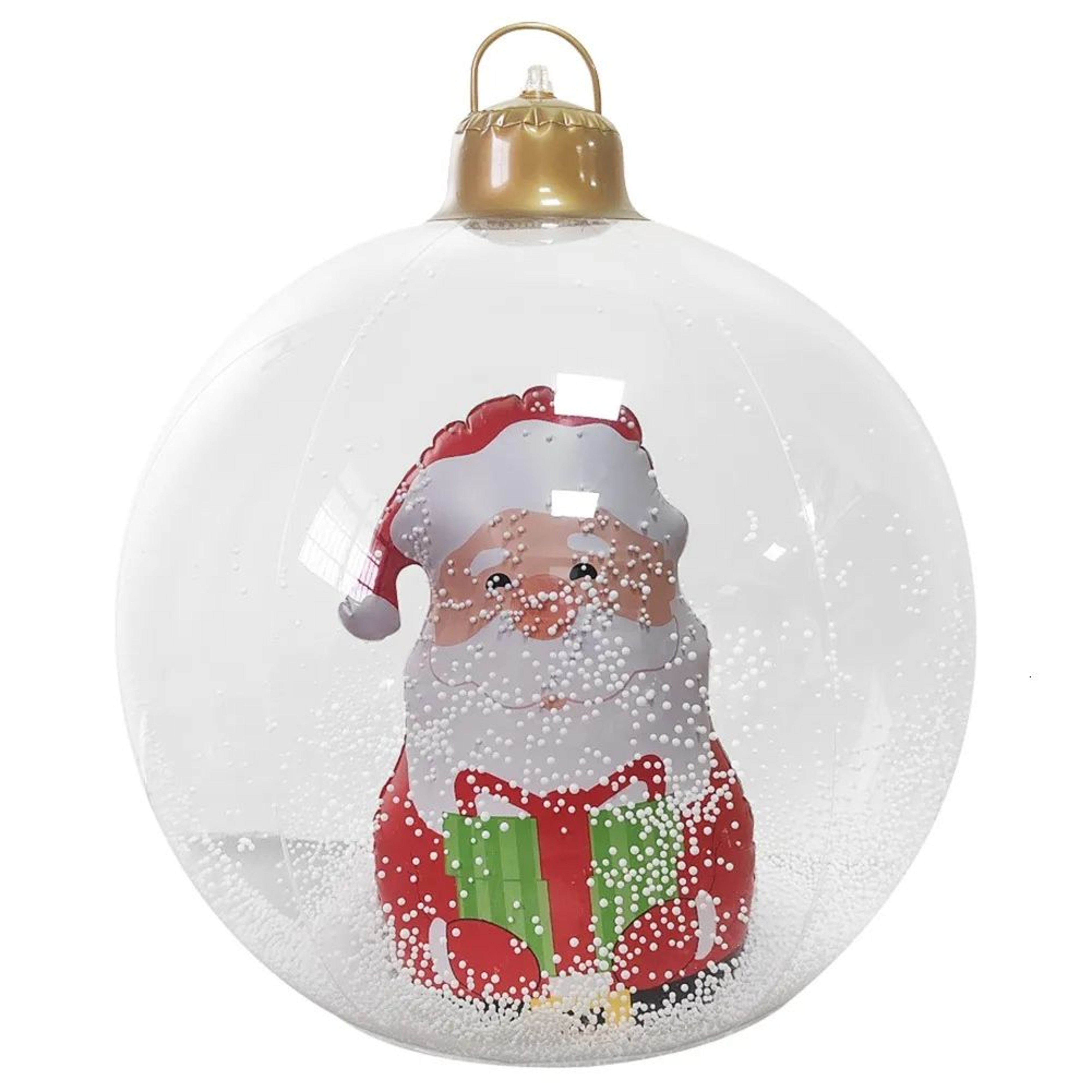 Christmas Inflatable Ball Ornament With Lights For Porch Lawn And Yard Decor 1