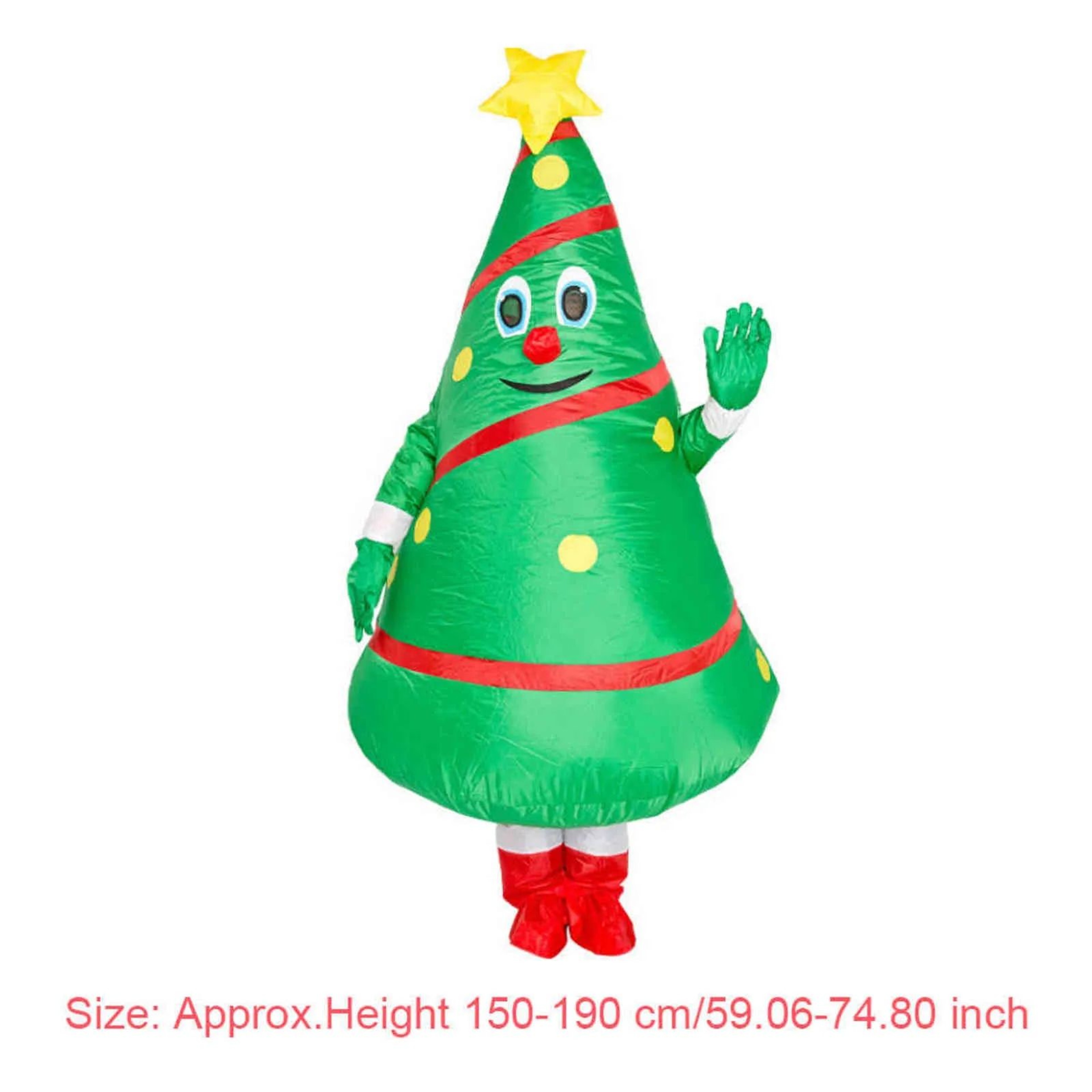 Inflatable Santa Claus Costume For Adults Funny Christmas Party Outfit 4
