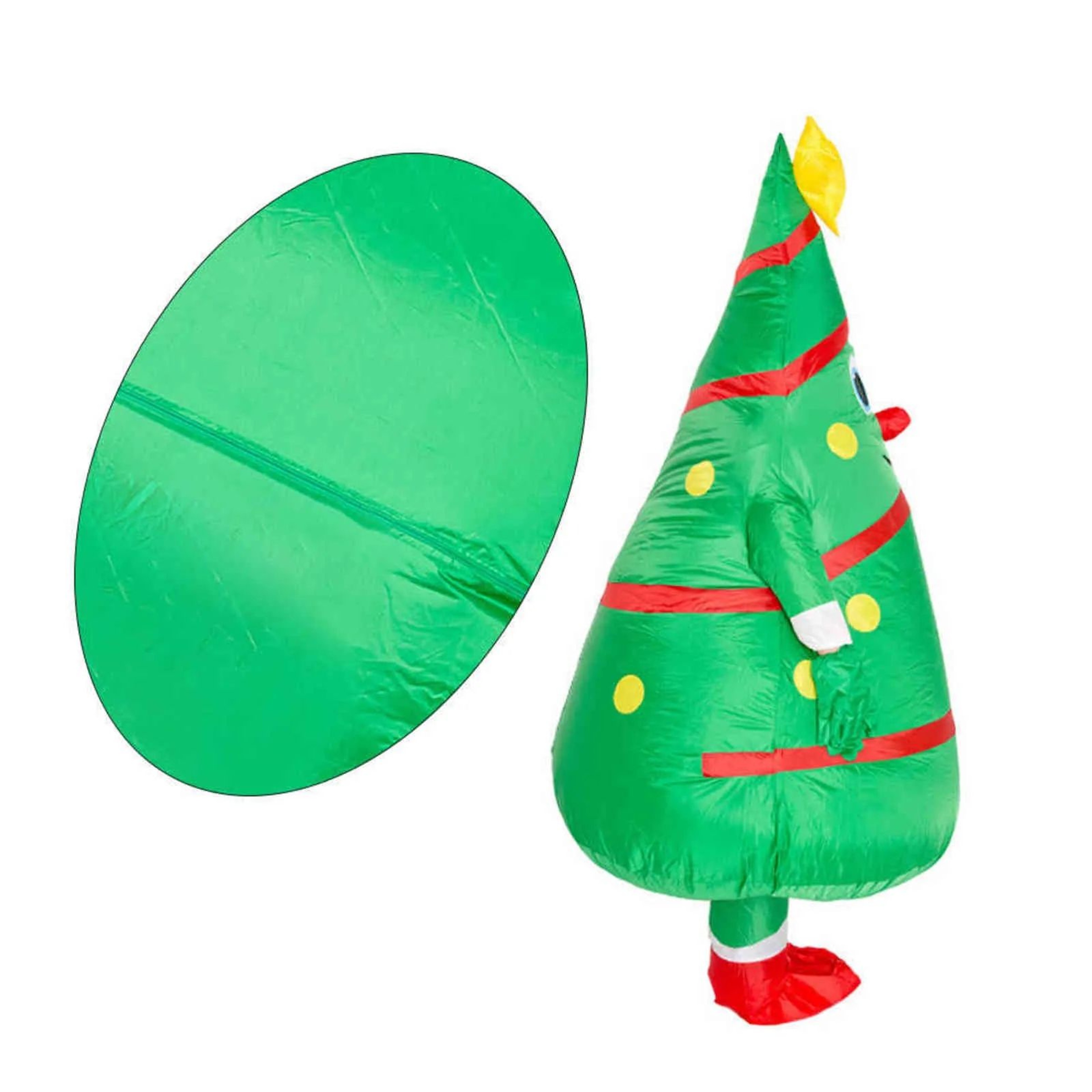 Inflatable Santa Claus Costume For Adults Funny Christmas Party Outfit 3
