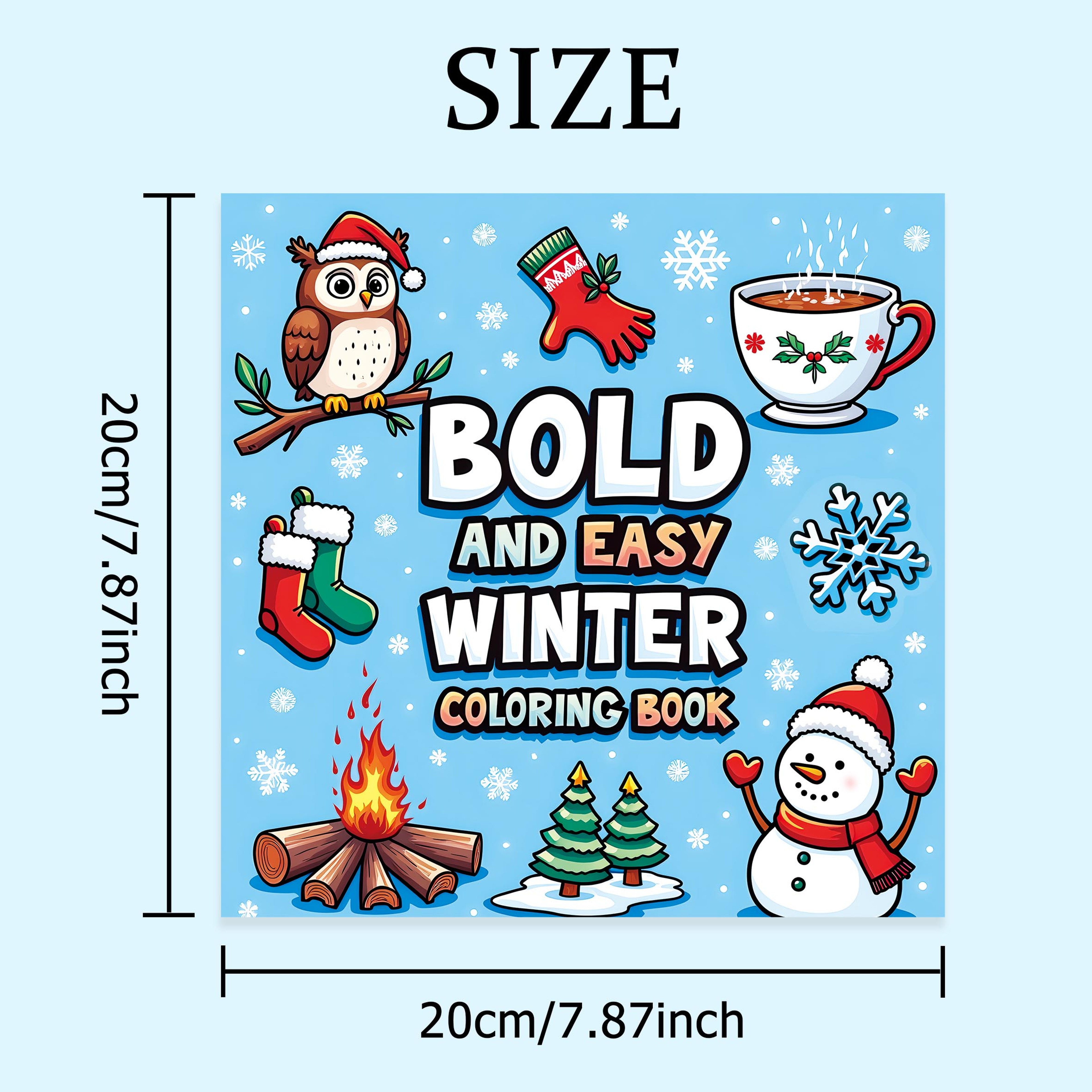 Coloring Book for Adults, Bold Easy Patterns, Cute Drawing Book, Perfect Gift for Party and Birthday – view 2